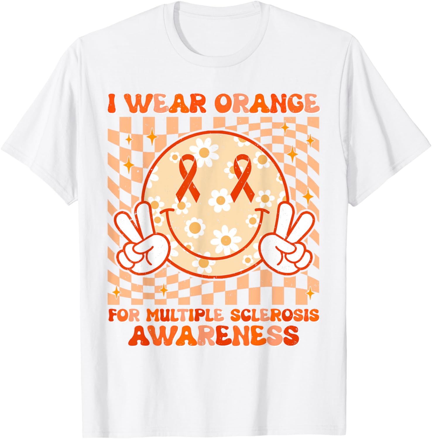 Motivation Support Multiple Sclerosis Awareness T-Shirt for MS Fighters - 10