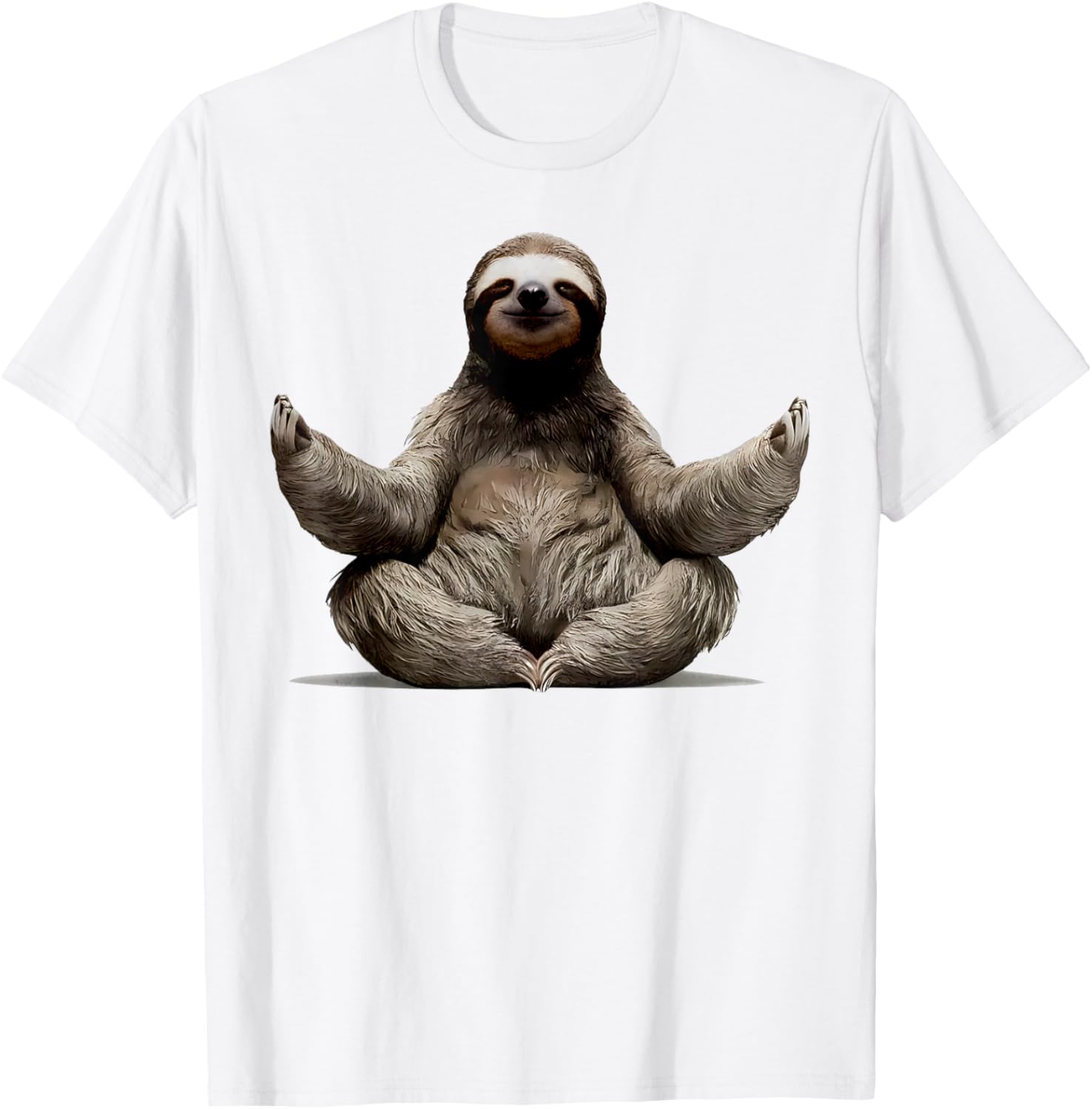 Sloth Yoga Namaste T-Shirt for Men and Women - Zen Buddha Meditation Wear - 13