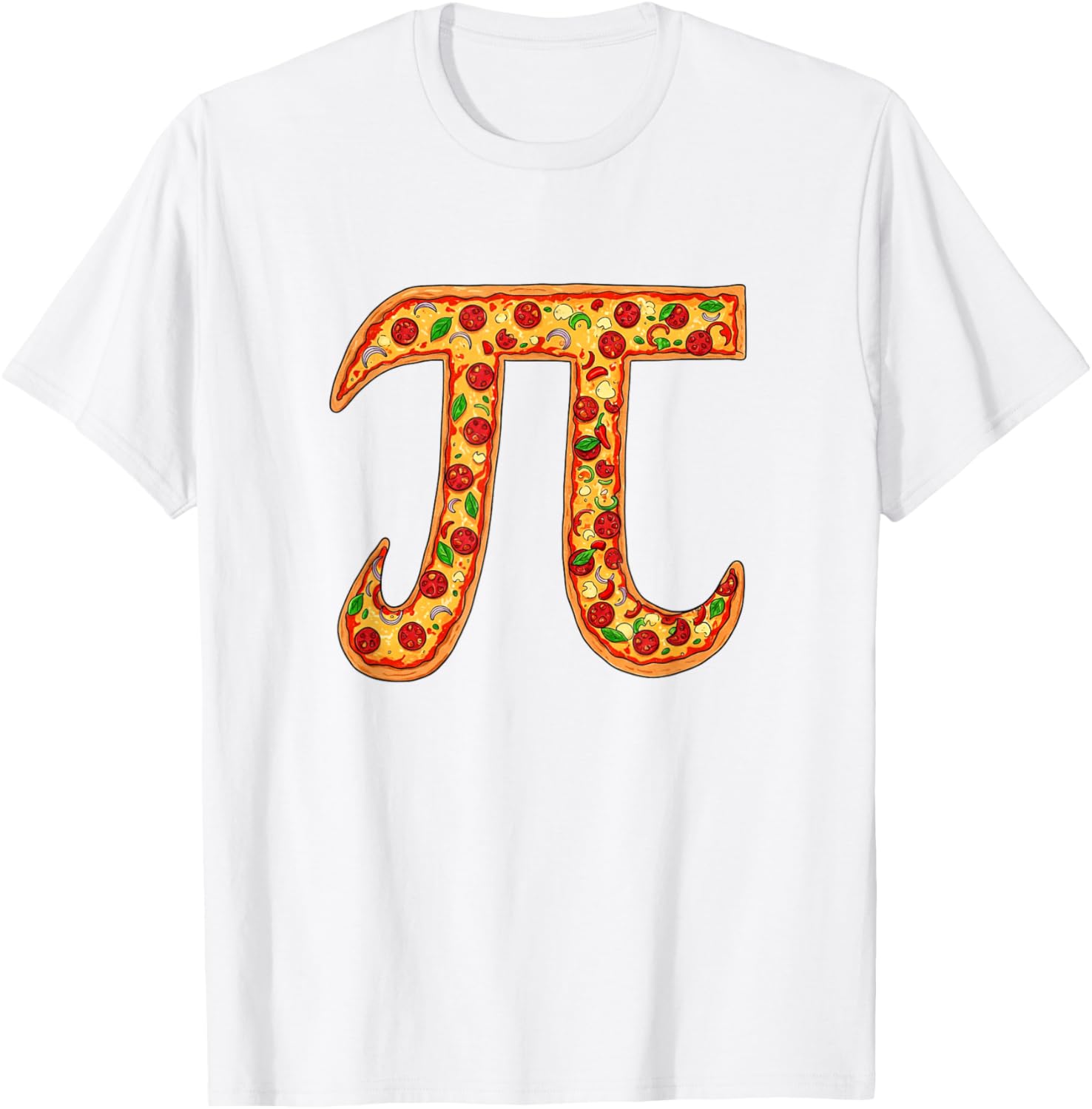 Funny Happy Pi Day Pizza Pi T-Shirt for Kids and Teachers - 16