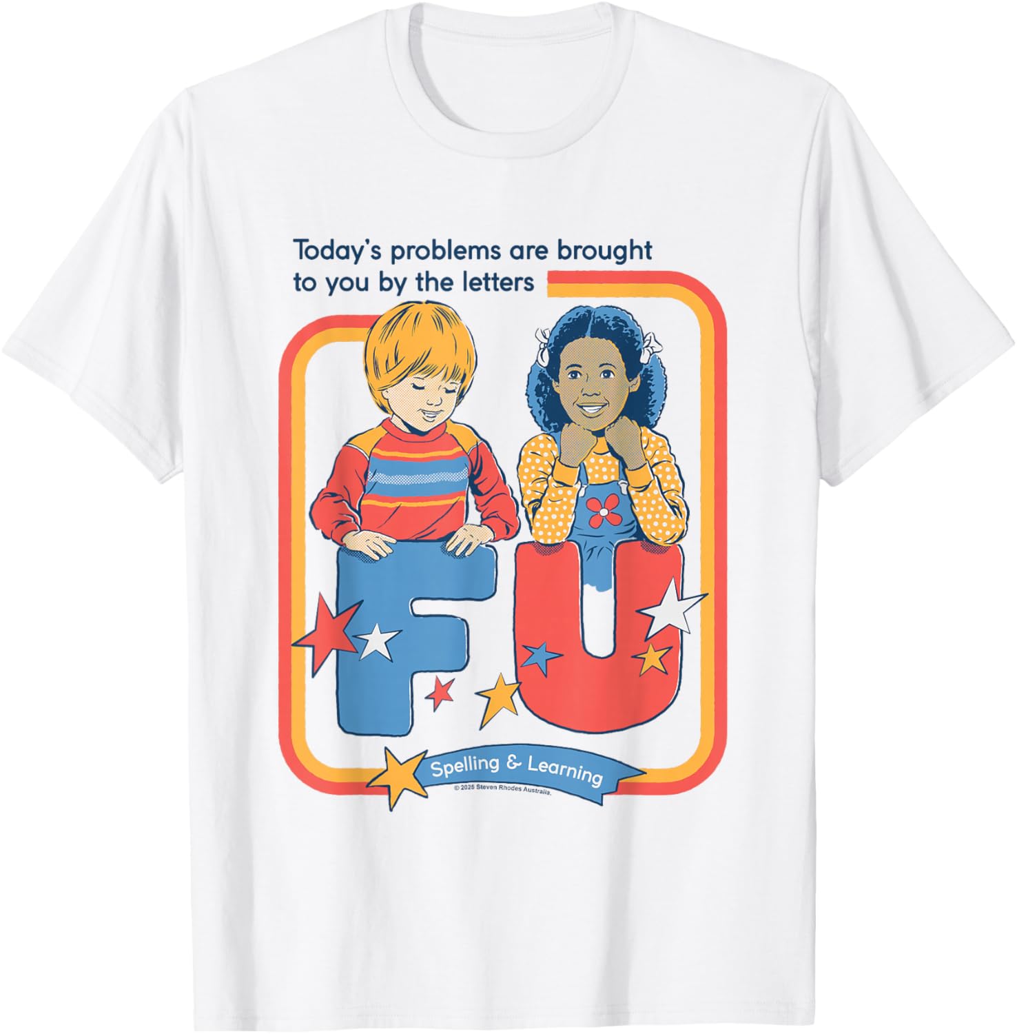 Funny Sarcastic Retro T-Shirt for Adults - Today's Problems Humor Tee - 1