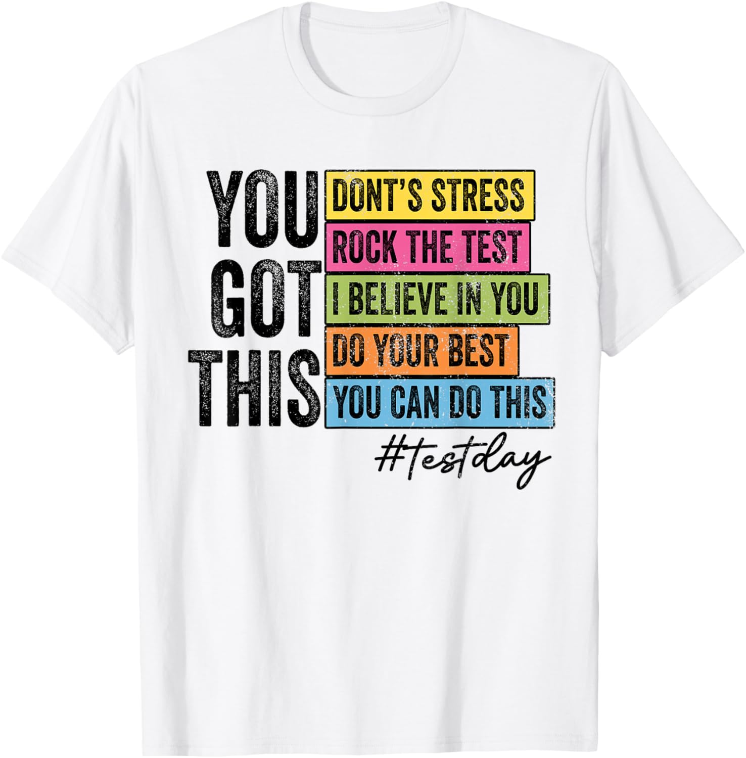Retro You Got This Shirt Perfect for Exam Day Motivation and Style - 6