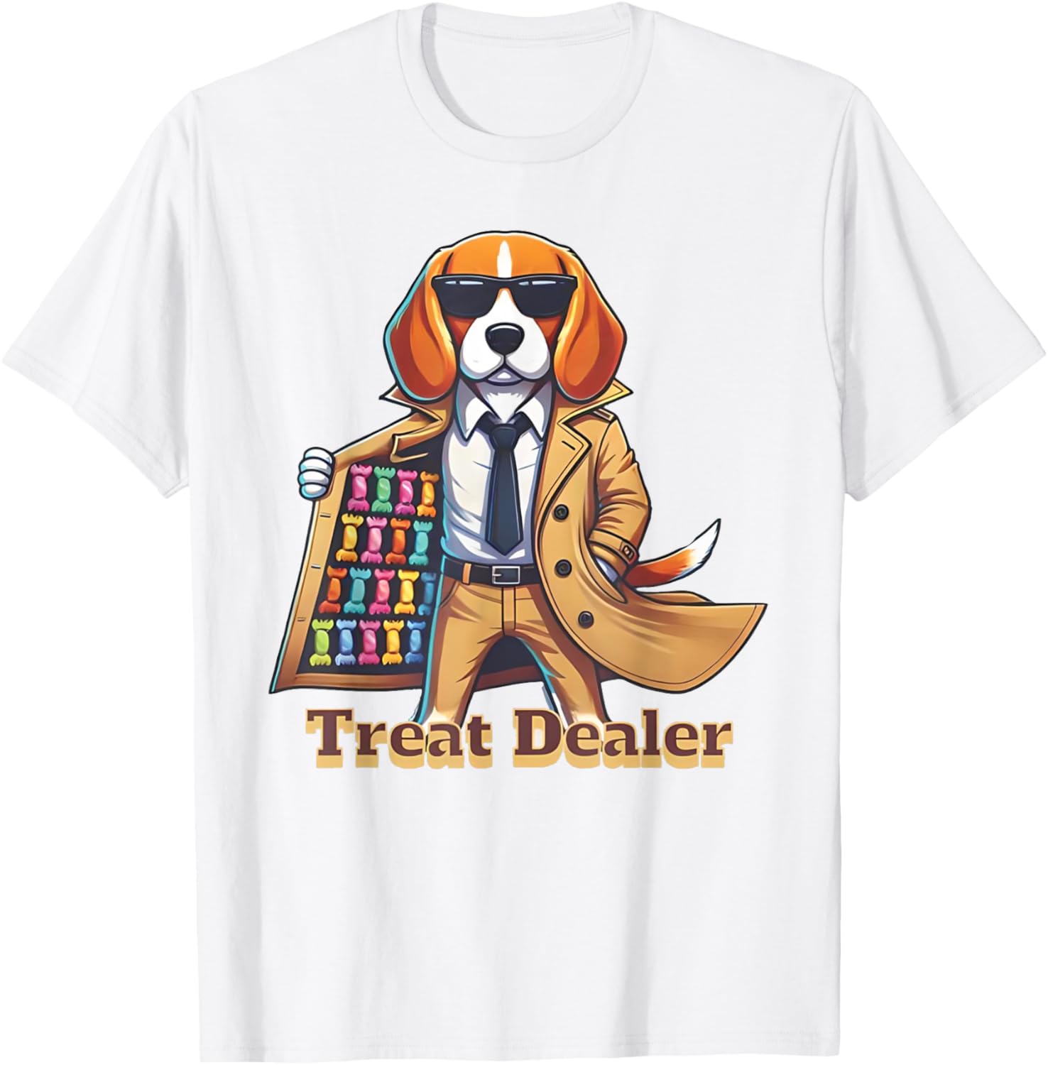 Funny Beagle Lover T-Shirt for Dog Treat Dealers - Perfect Gift for Dog Owners - 8