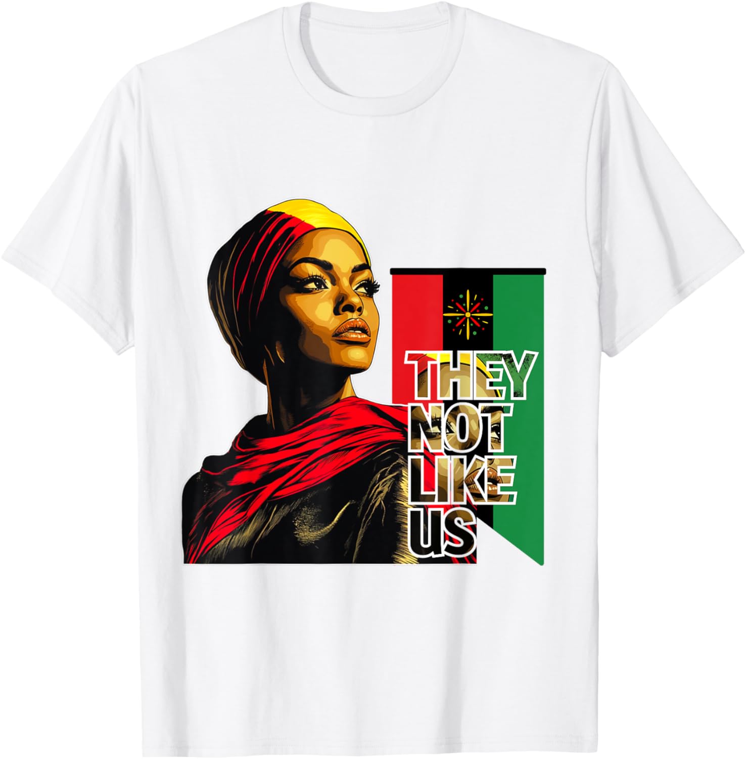 They Not Like Us Black History Month T-Shirt for Black Women - 16