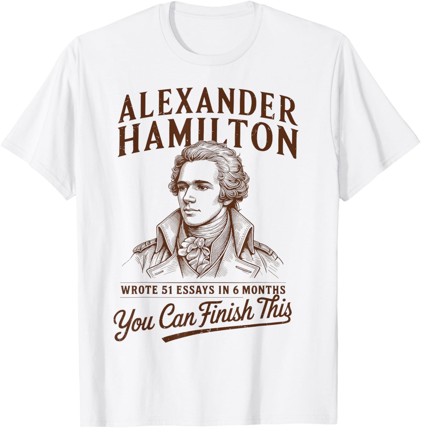 Vintage Alexander Hamilton 51 Essays T-Shirt for History Lovers - 6