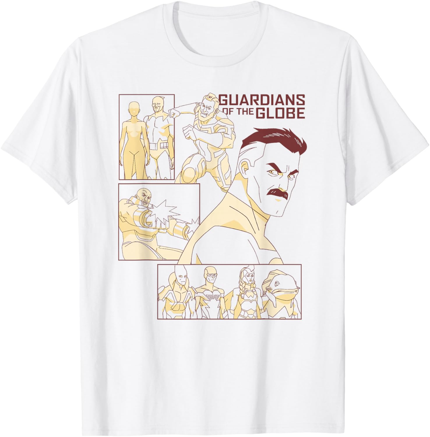 Invincible Guardians Of The Globe Group Shot T-Shirt for Fans and Collectors - 1