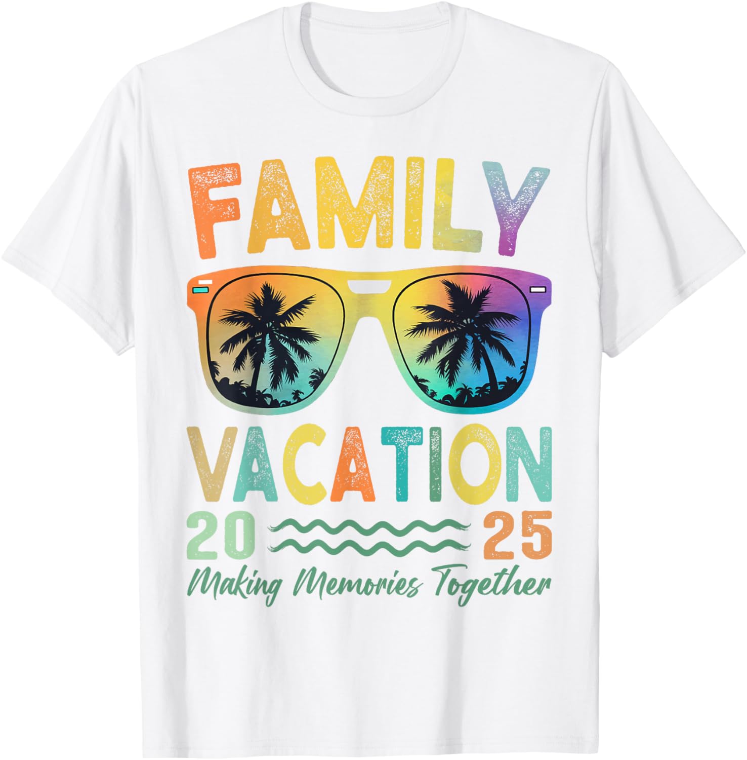 Family Vacation 2025 Memories Family Reunion T-Shirt for All Ages - 19