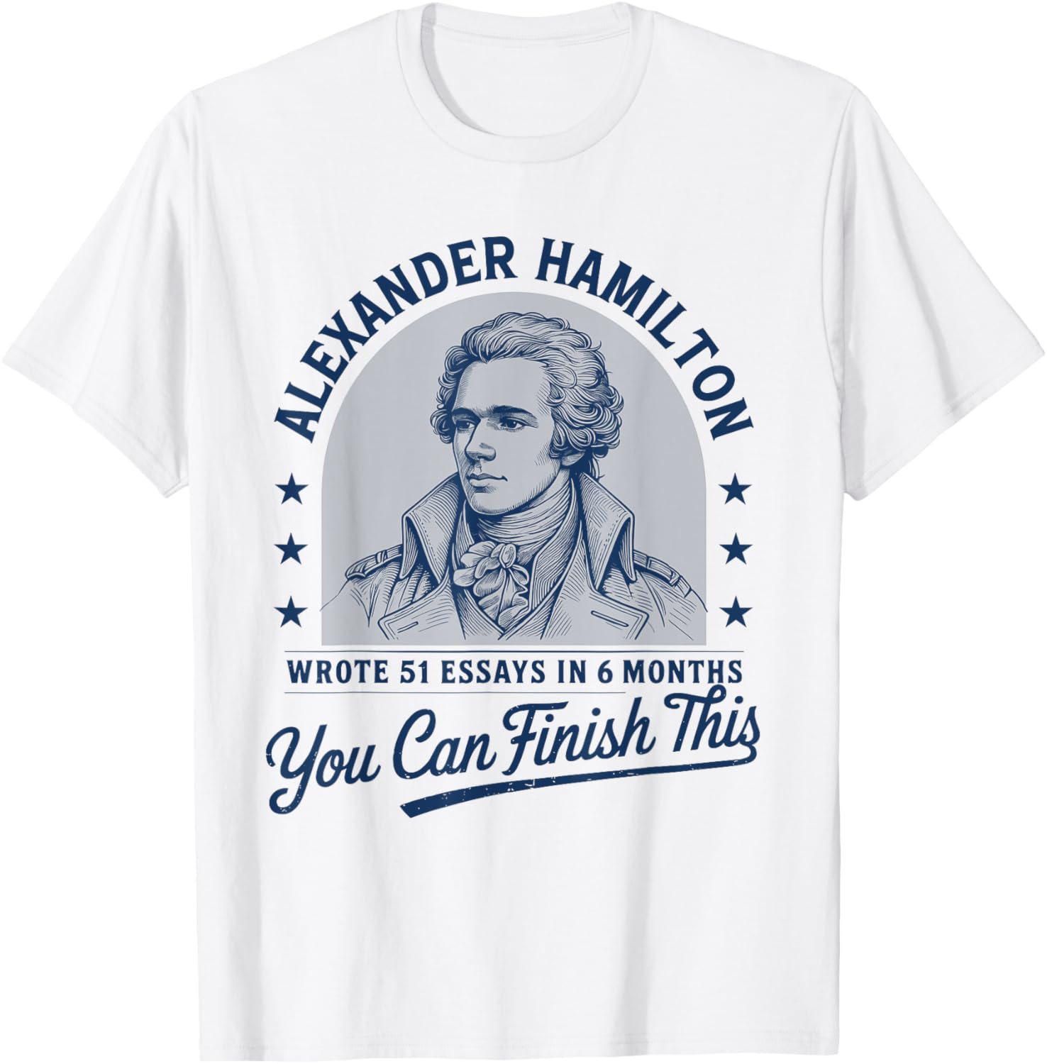 Vintage Hamilton 51 Essays T-Shirt Perfect for History Lovers and Writers - 1