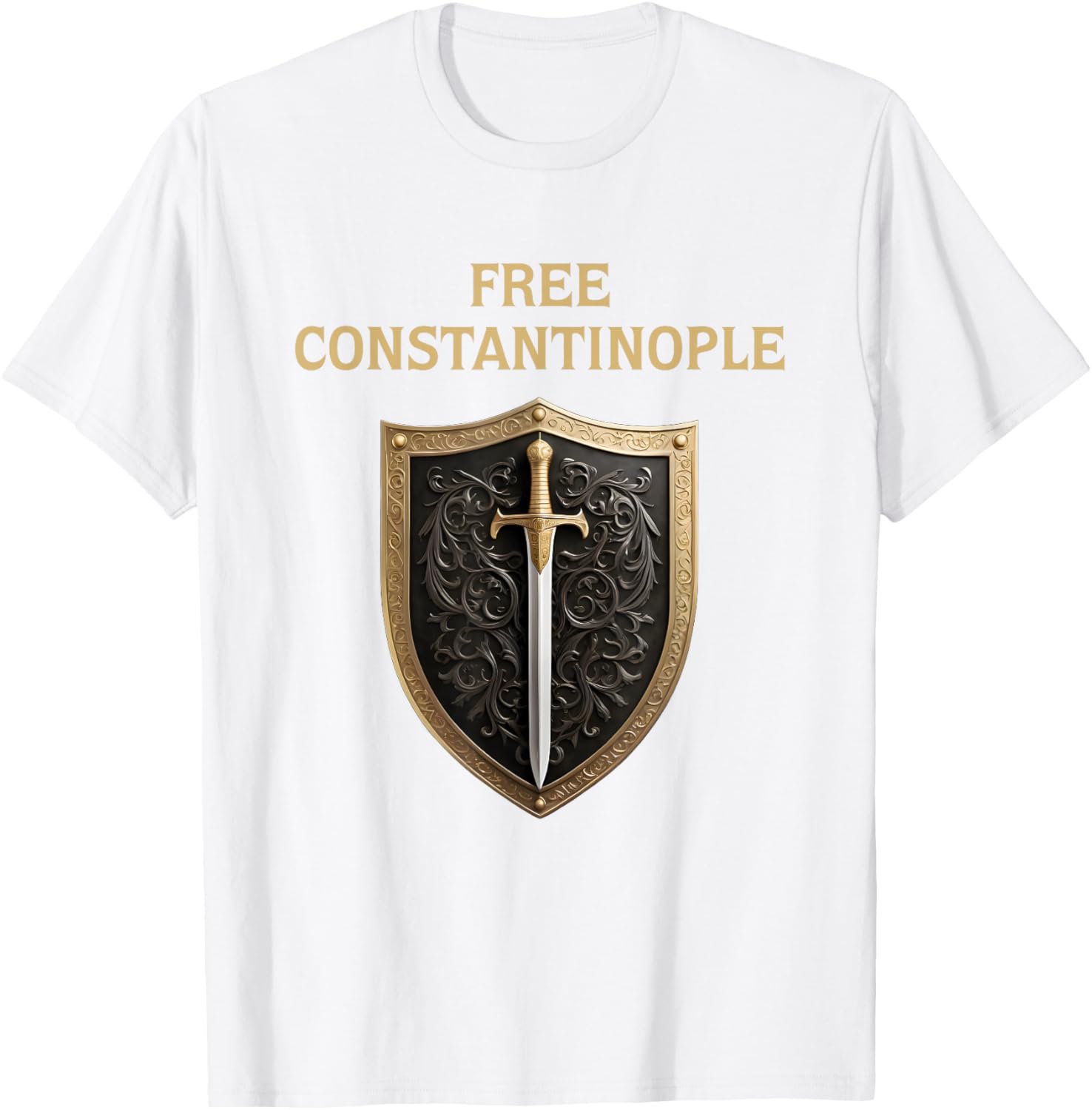 Free Constantinople T-Shirt Celebrating Eastern Roman History and Culture - 1