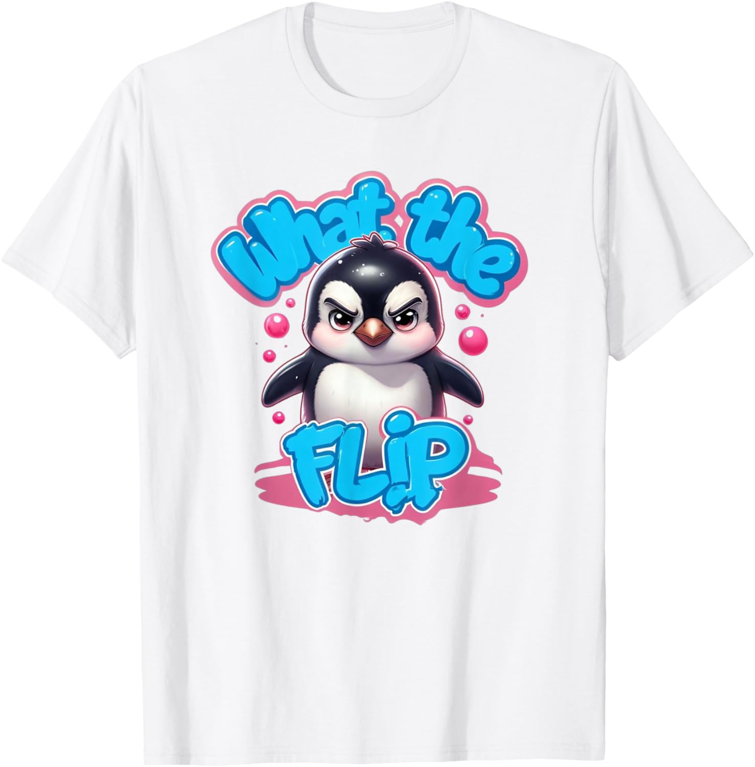 Cute Funny Trendy Aesthetic What The Flip Graphic Tee for Casual Style - 4