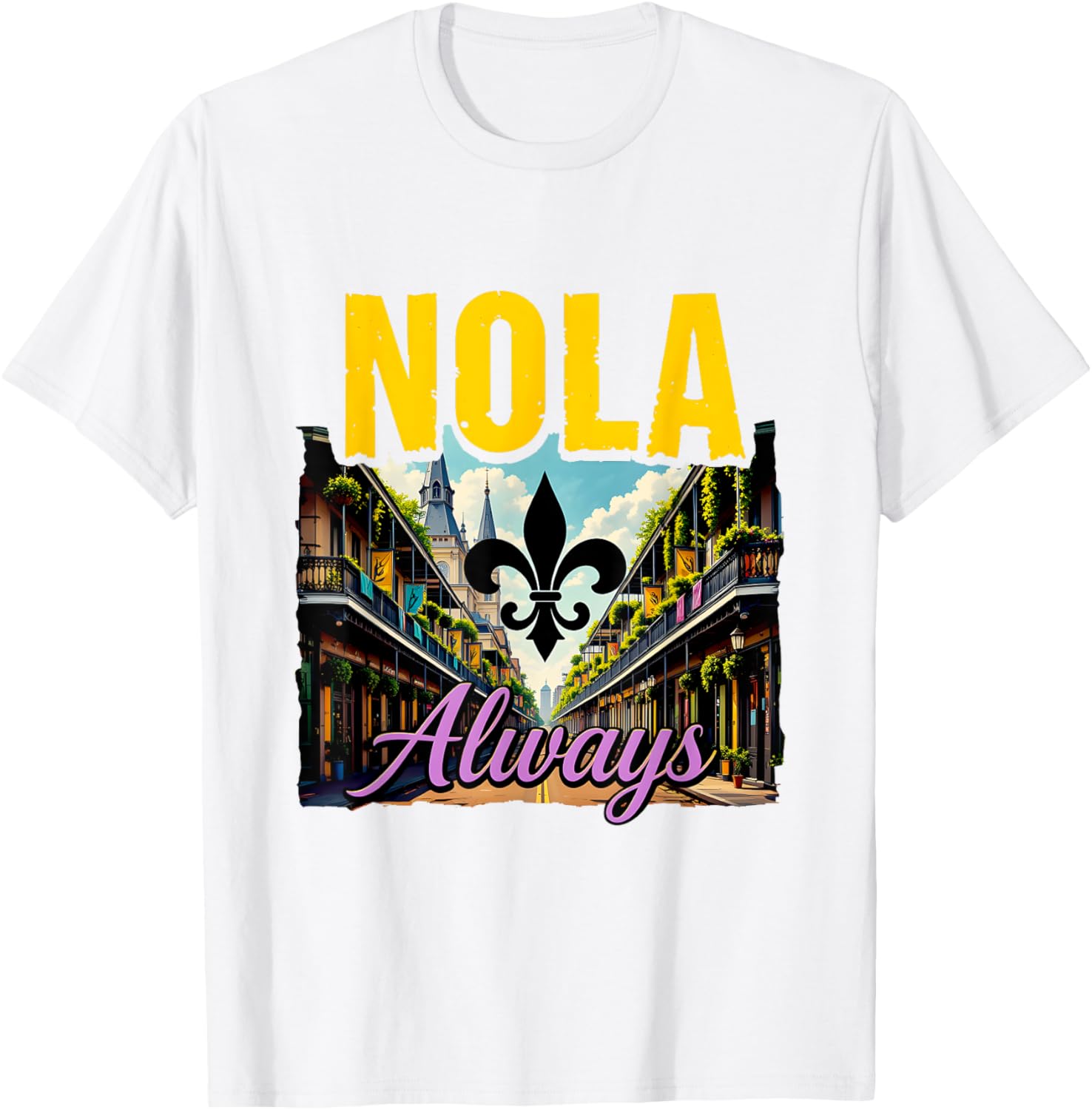 NOLA Never Forget New Orleans Support T-Shirt for Proud Locals - 1