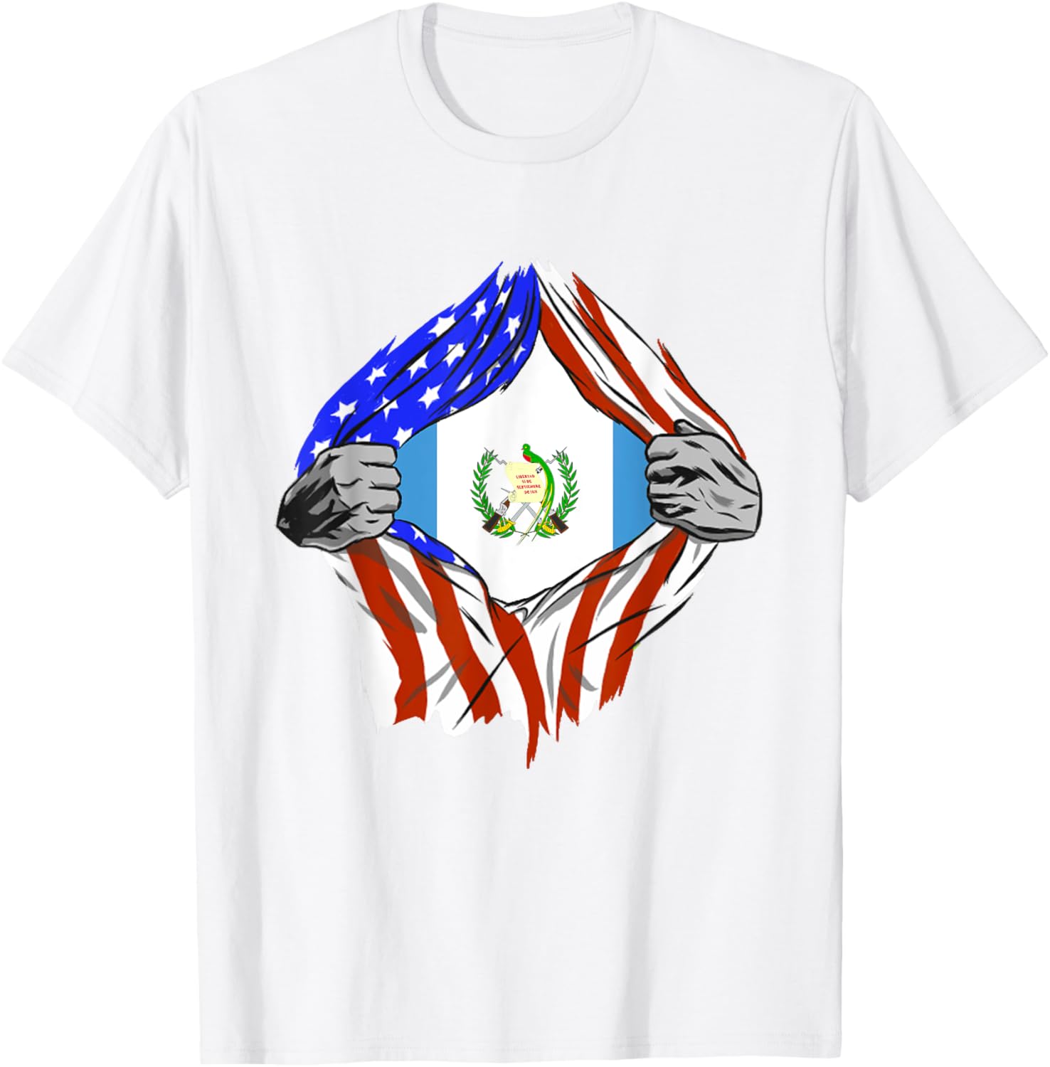 Guatemala Flag T-Shirt for Proud Patriots | Stylish American Apparel - 4