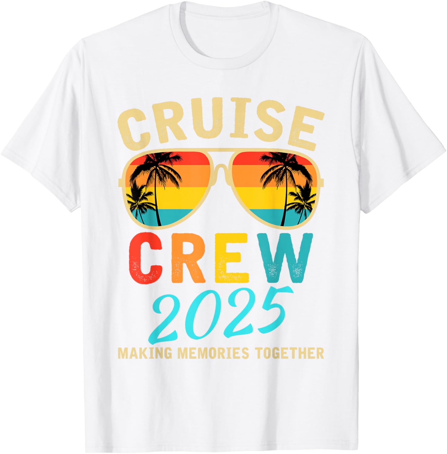 Cruise Crew 2025 Summer Vacation Funny Matching Group T-Shirt - 15