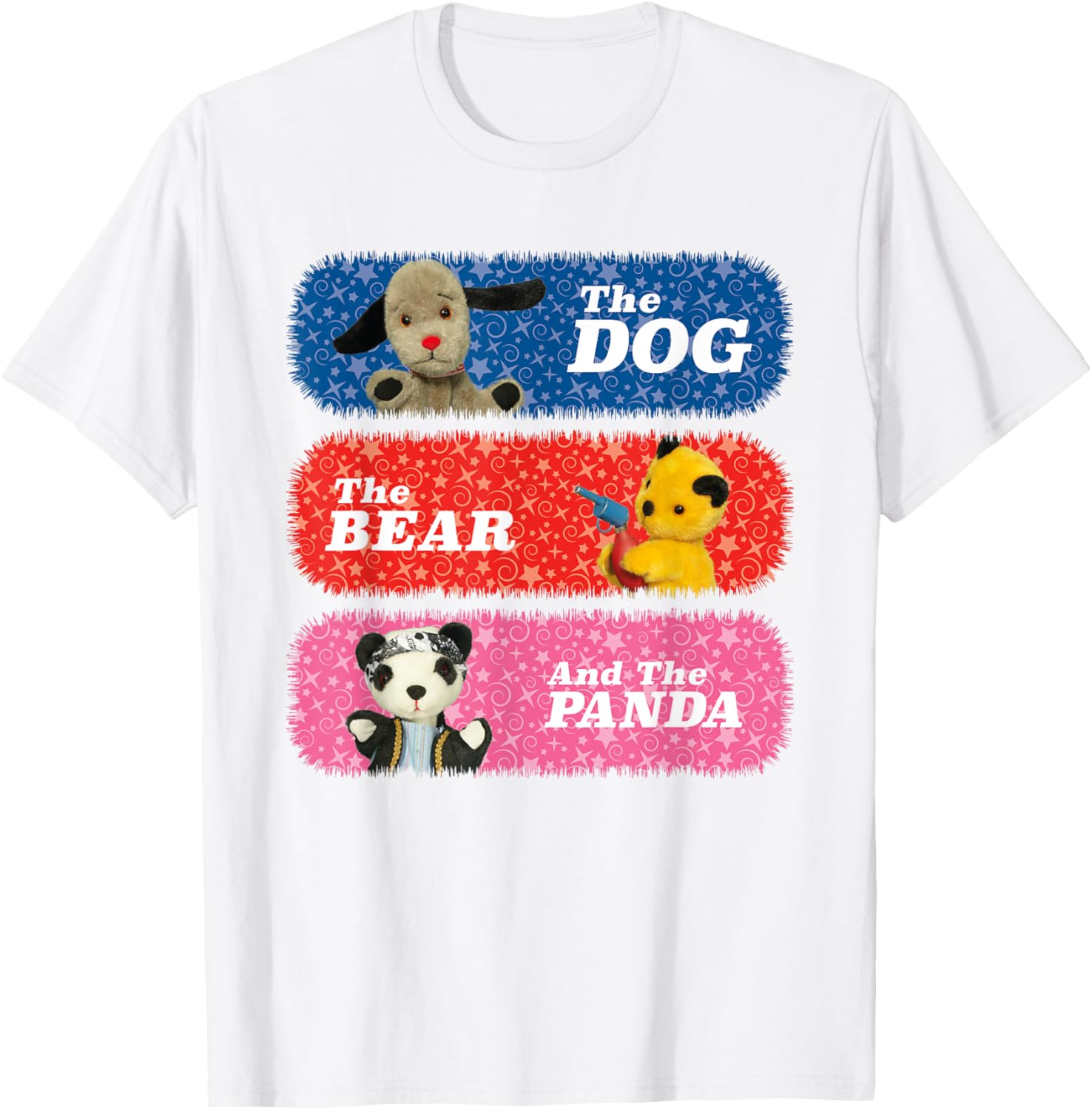 Sooty Sweep and Soo the Dog Bear Panda T-Shirt for Kids and Adults - 3
