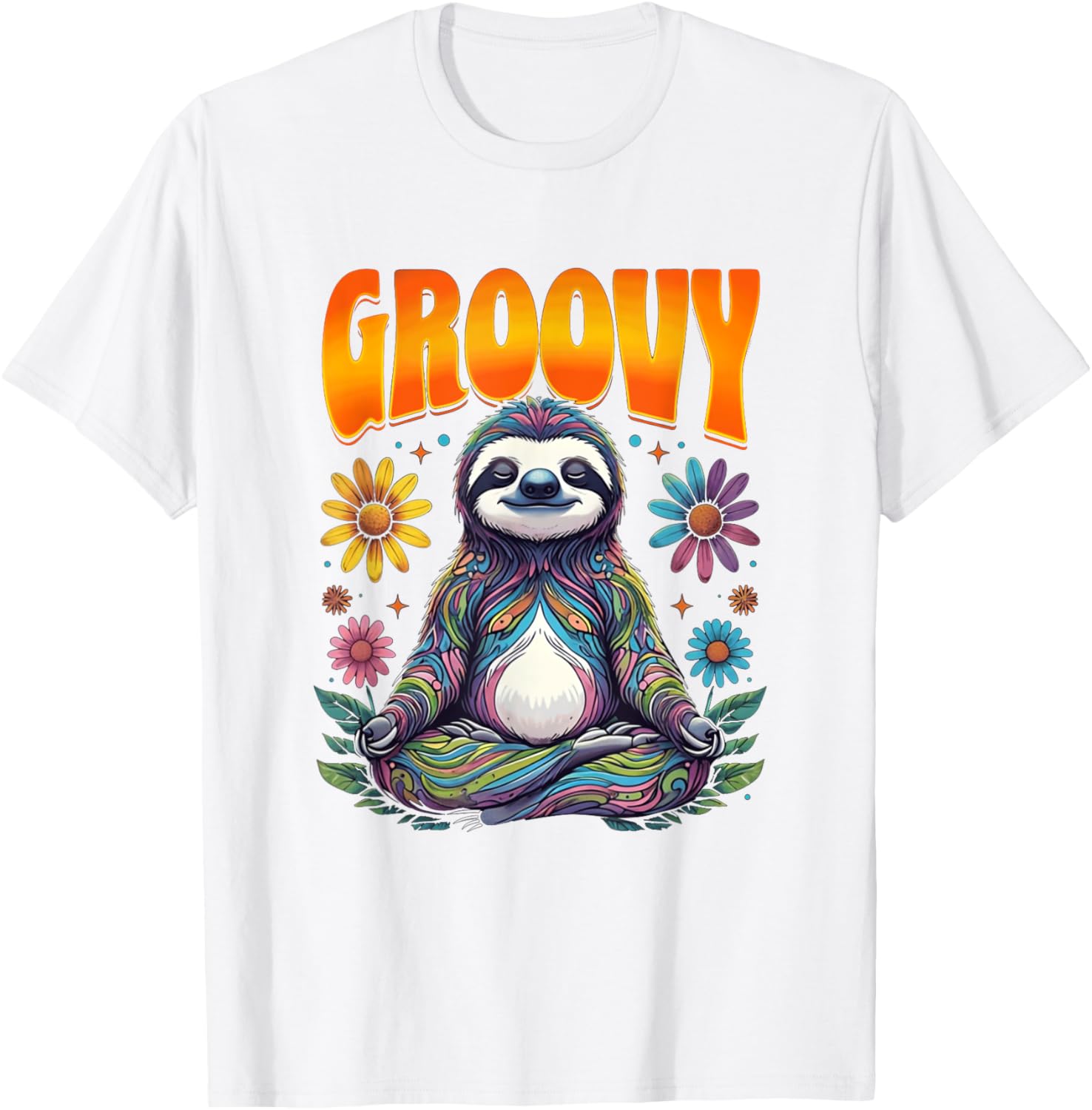 Groovy 70s Tie Dye T-Shirt for Men and Women - Hippie Style Apparel - 11