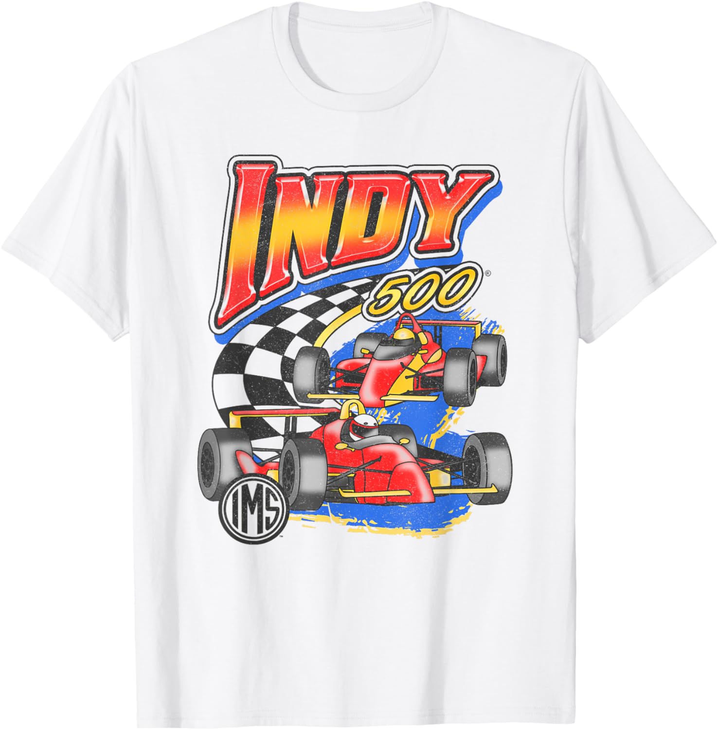 Indy 500 1991 Retro T-Shirt featuring Willy T Ribbs & Davy Hamilton - 3