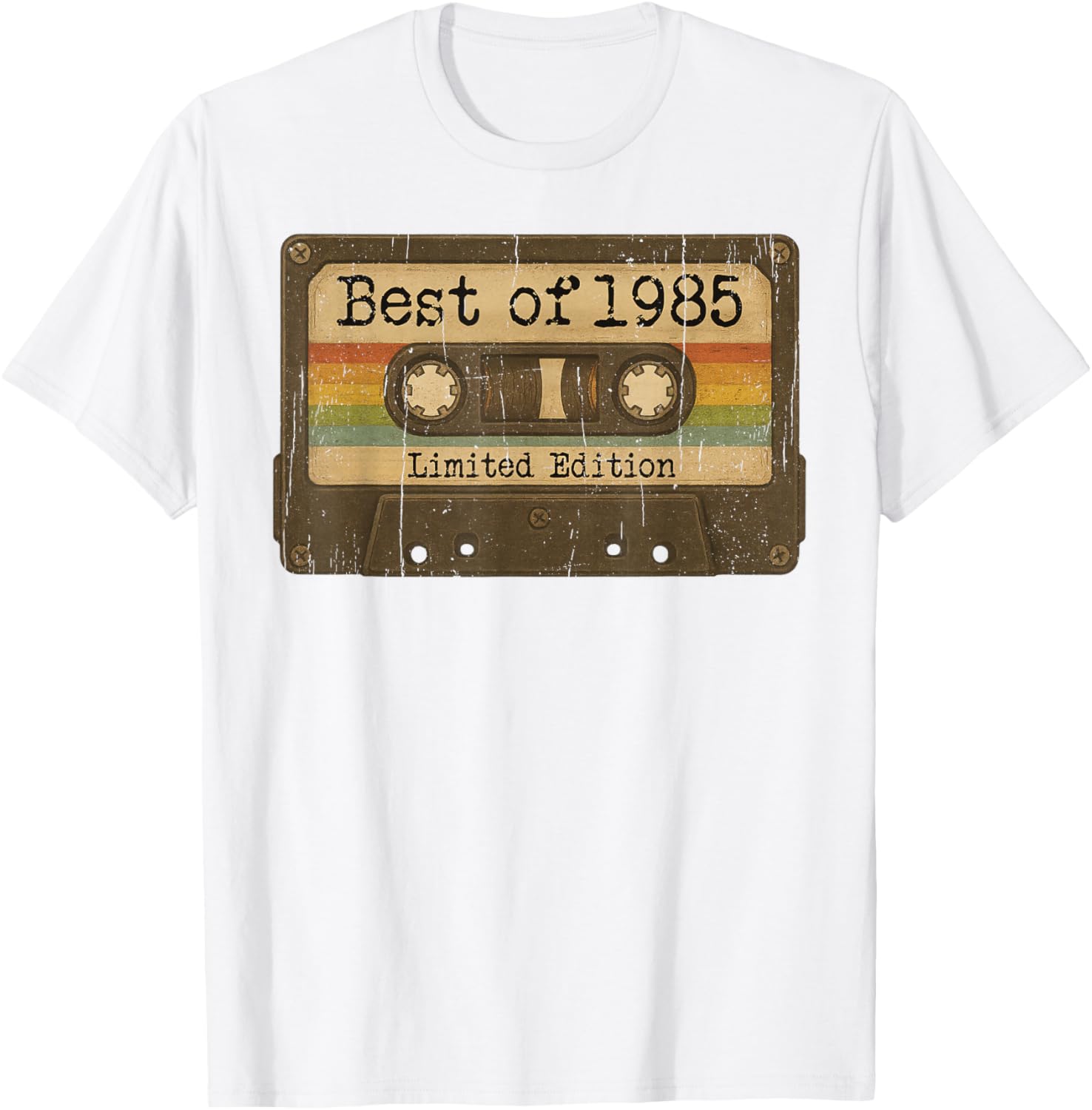 Best of 1985 Retro Cassette 40th Birthday T-Shirt for Music Lovers - 1