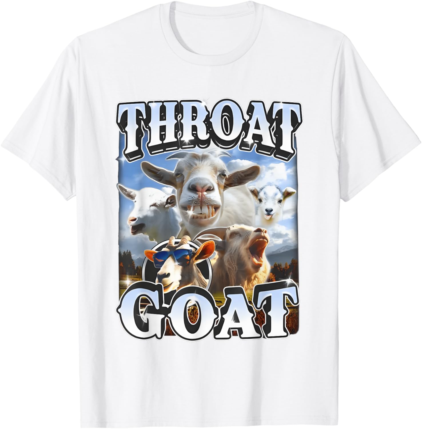 Throat Goat Retro Funny Gag T-Shirt for Adult Humor Lovers - 15