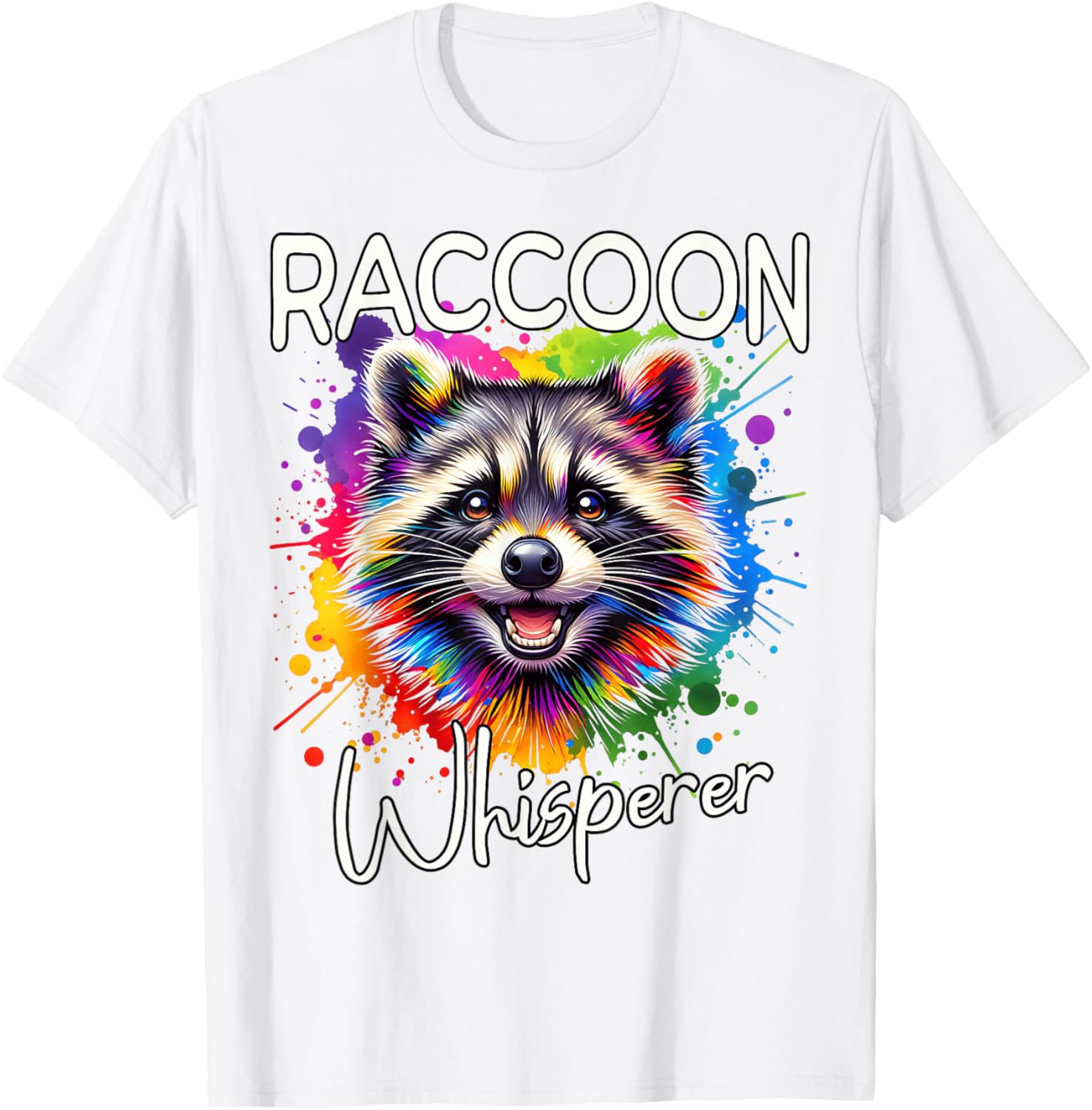 Cute North American Raccoon Whisperer T-Shirt for Animal Lovers - 5