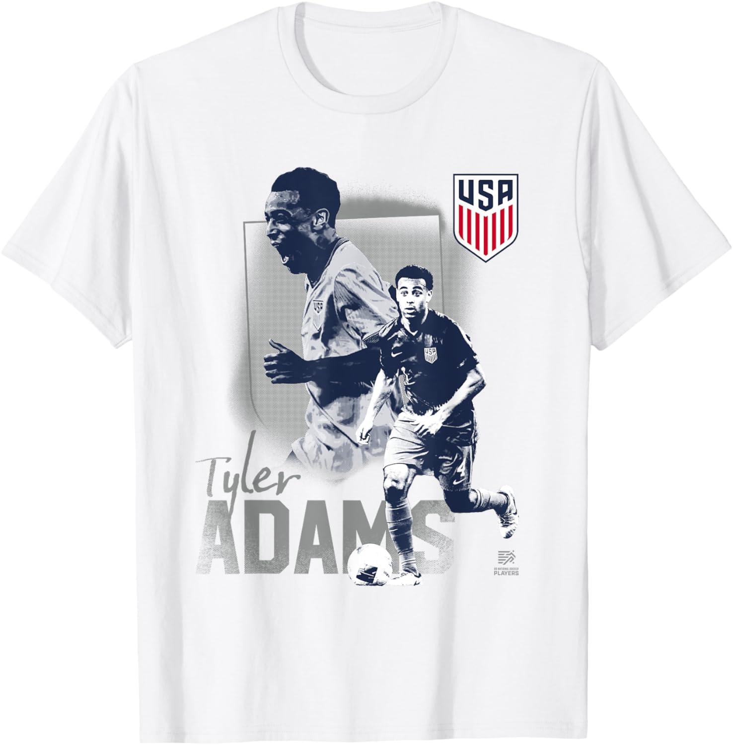 Official USA Soccer Tyler Adams T-Shirt - Stylish Fan Apparel - 2