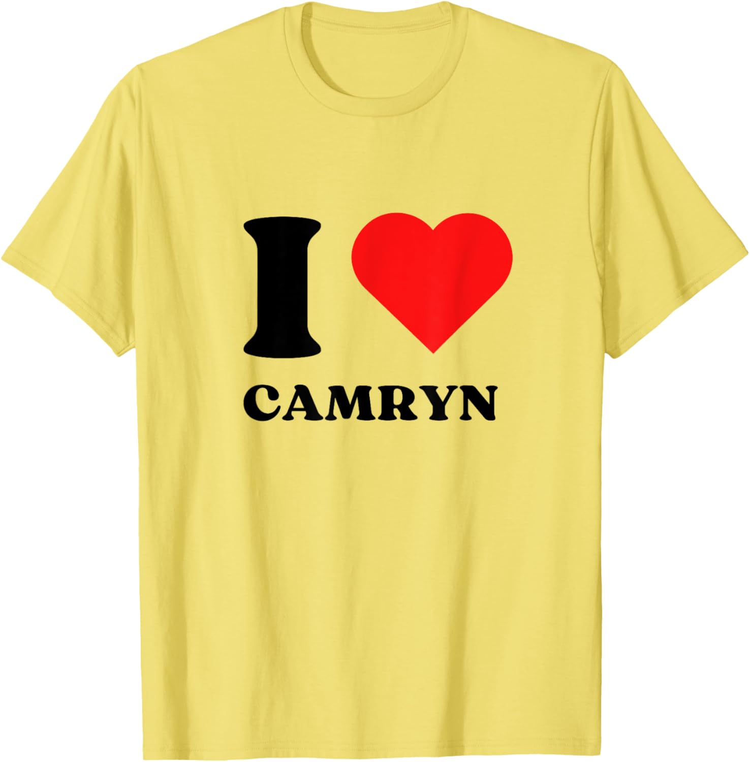I Love Camryn Y2K Valentine's Day T-Shirt for Trendy Fashion Lovers - 7