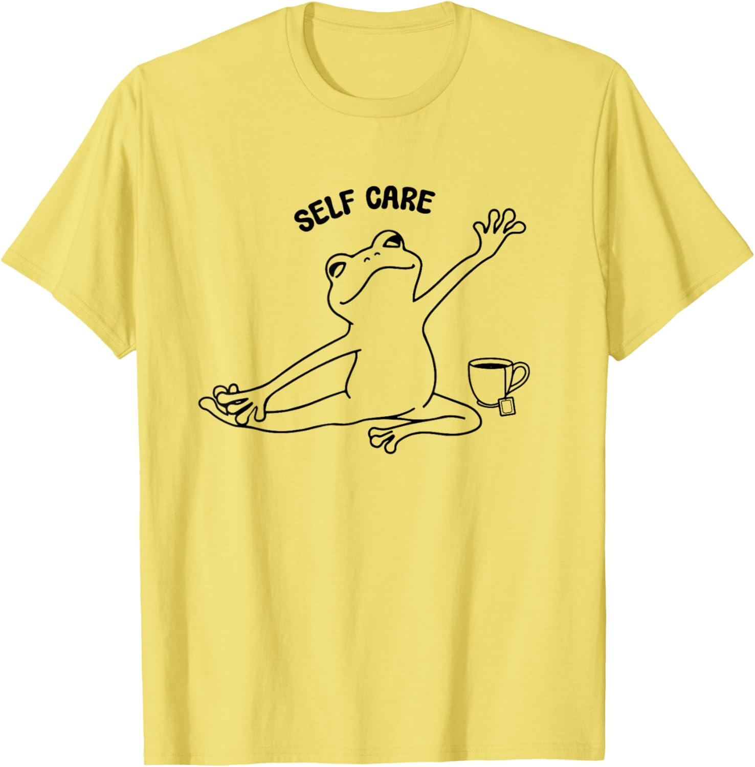 Self Care Frog T-Shirt Fun and Relaxing Apparel for Frog Lovers - 5