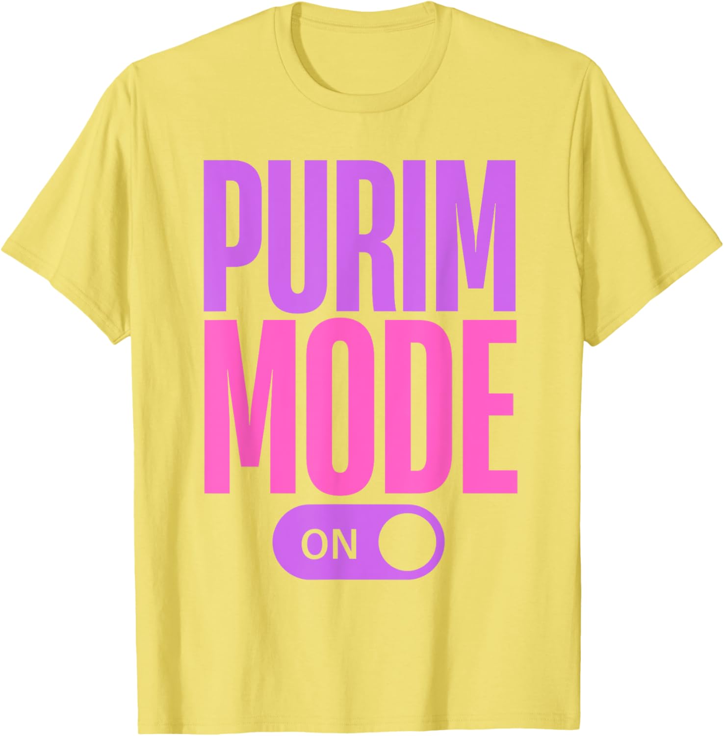 Funny Purim T-Shirt - Purim Mode On Costume for Happy Jewish Celebration - 8