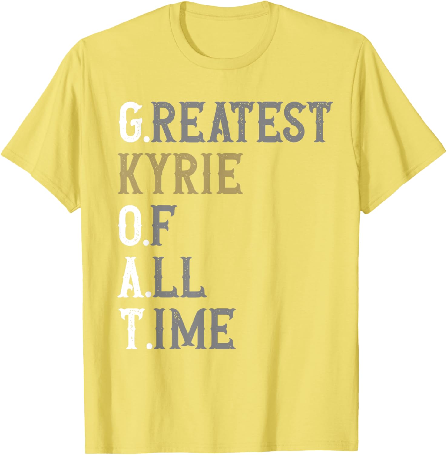 Greatest Kyrie of All Time T-Shirt for Fans of the GOAT Basketball Player - 1