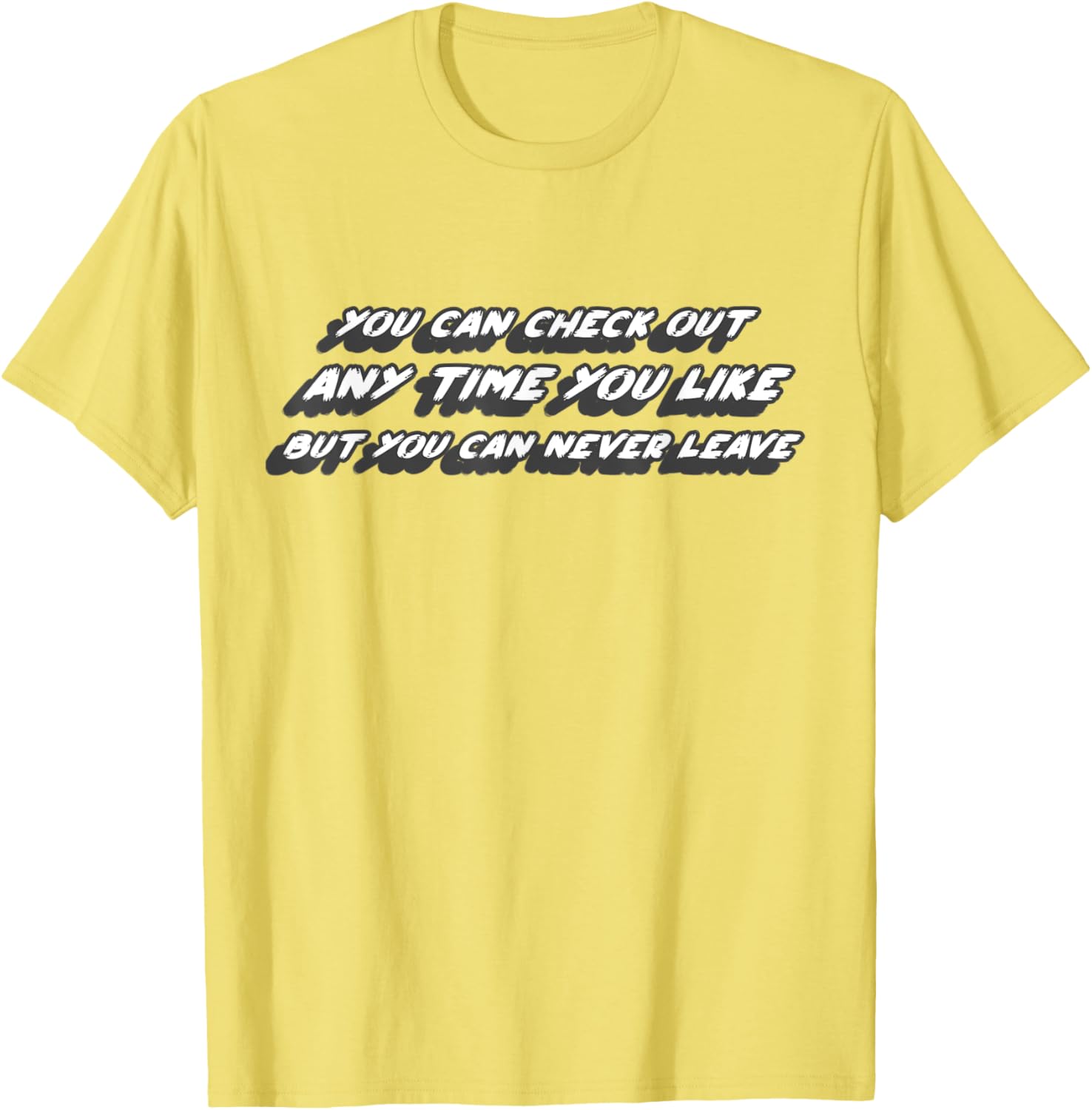 Cool You're Free to Check Out Anytime T-Shirt for Music Lovers - 26