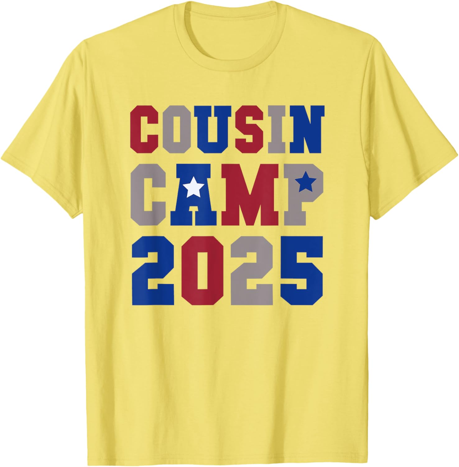 Cute Cousin Camp 2025 Family Reunion T-Shirt for Boys and Girls - 3