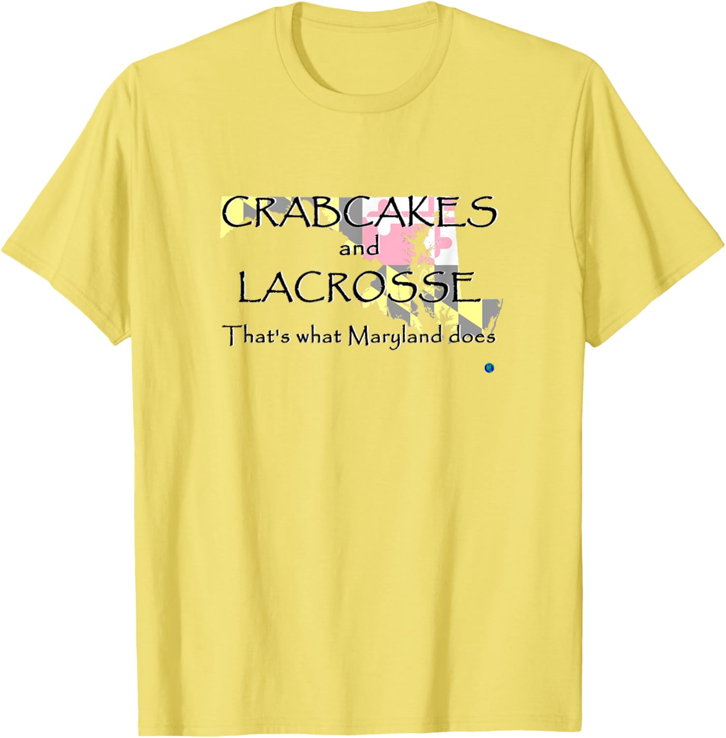Maryland Crabcakes and Lacrosse T-Shirt Fun Apparel for Sports Fans - 3