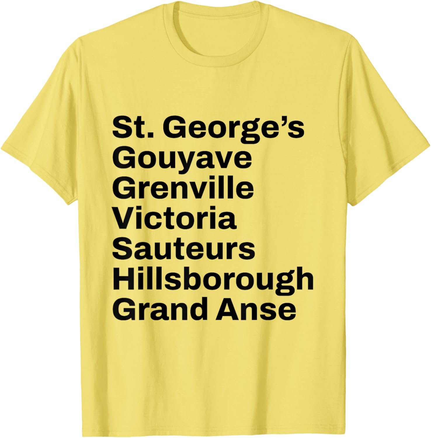 Grenada Cities and Towns Travel T-Shirt for Adventurers and Explorers - 5