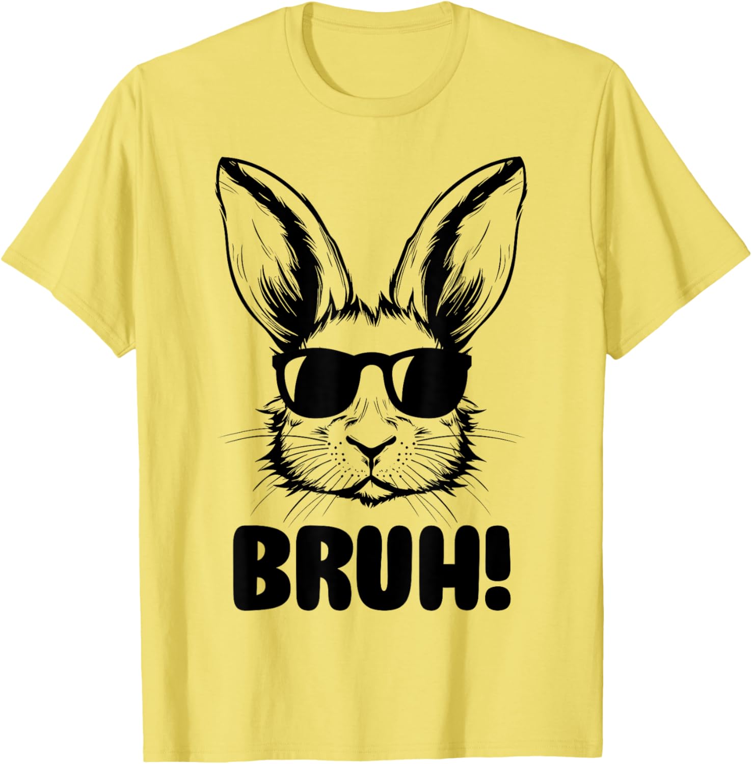 Funny Bunny Bruh Meme T-Shirt for Easter - Perfect for All Ages - 10
