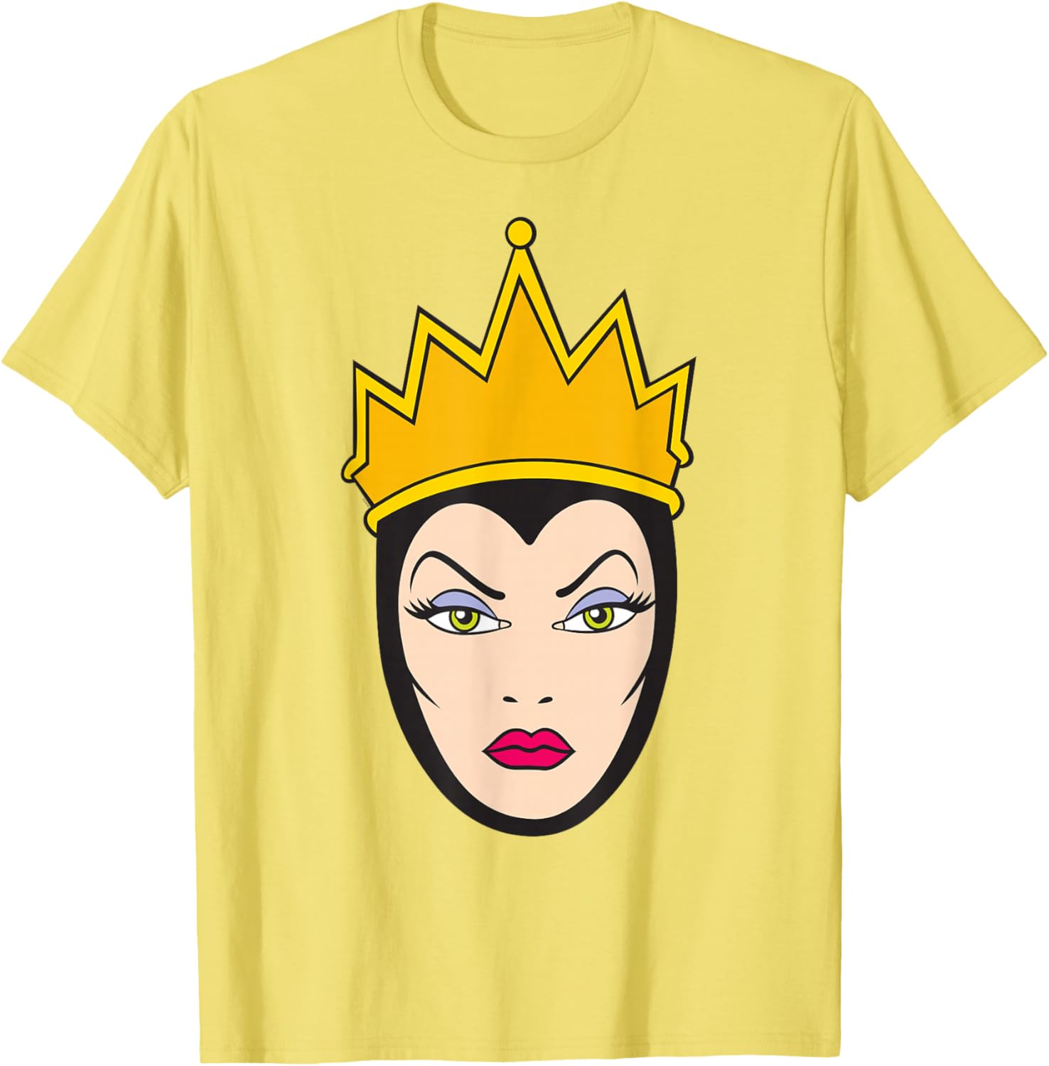 Disney Villains Evil Queen Big Face T-Shirt for Snow White Fans - 3