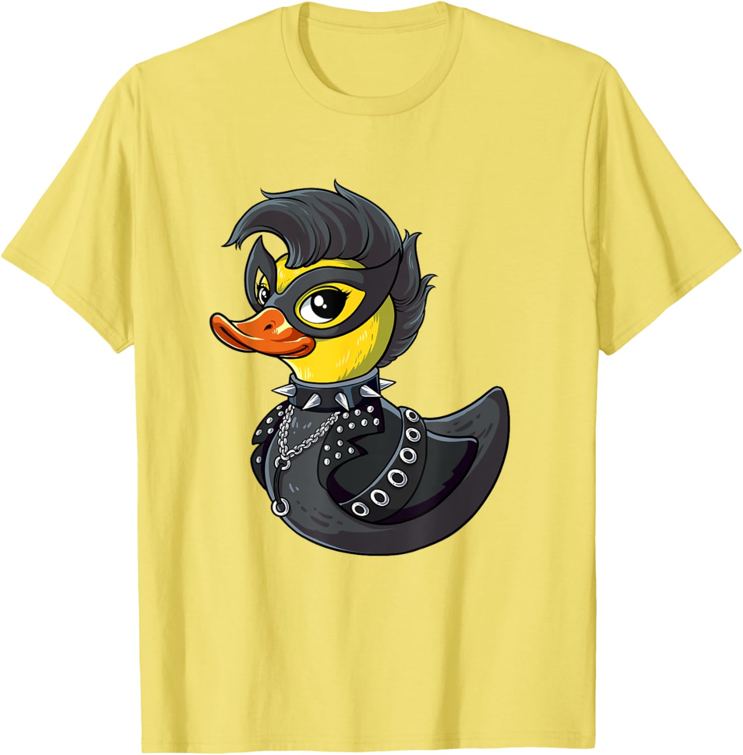 Punk Duck Rocker T-Shirt for Music Lovers - Cool Graphic Tee - 2