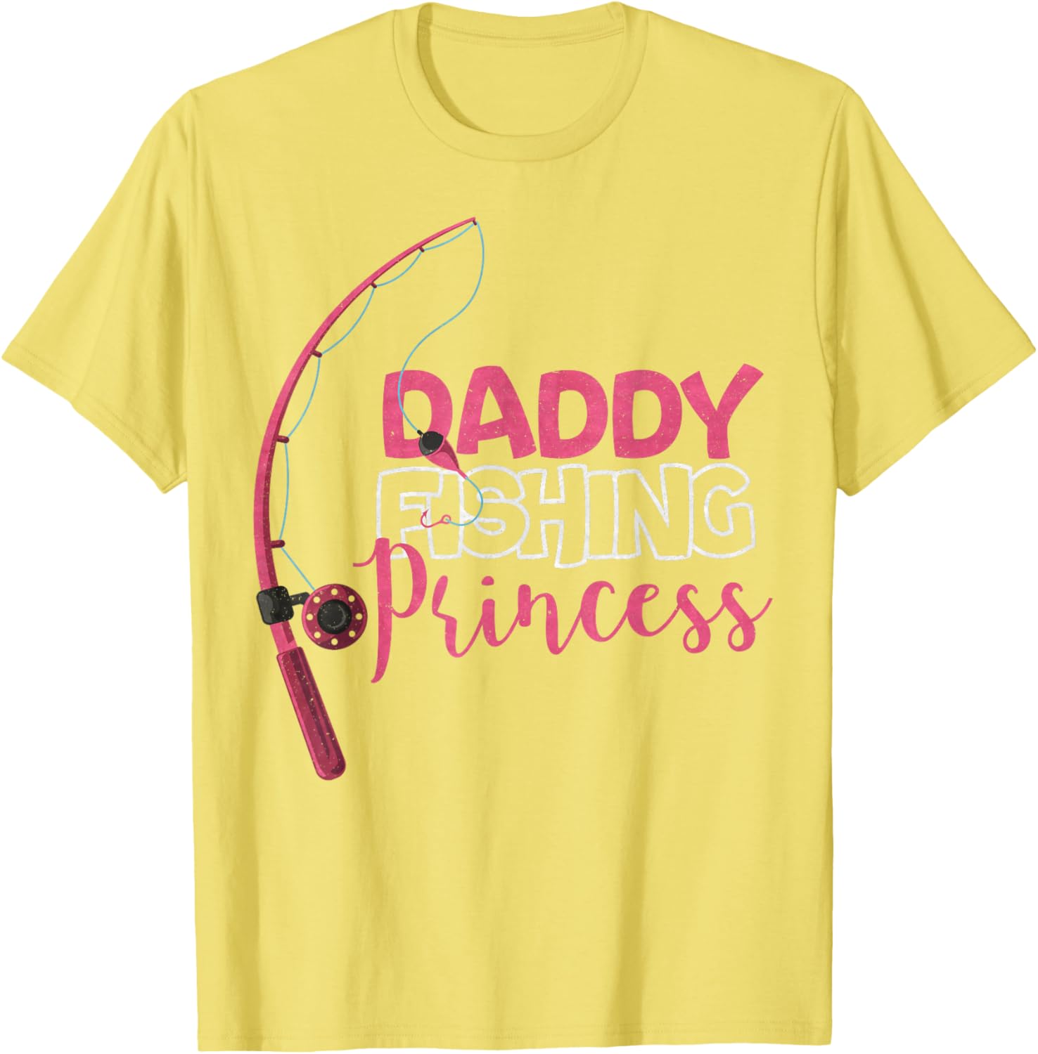 Funny Daddy's Fishing Princess T-Shirt for Girls - Cute Kids Apparel - 3