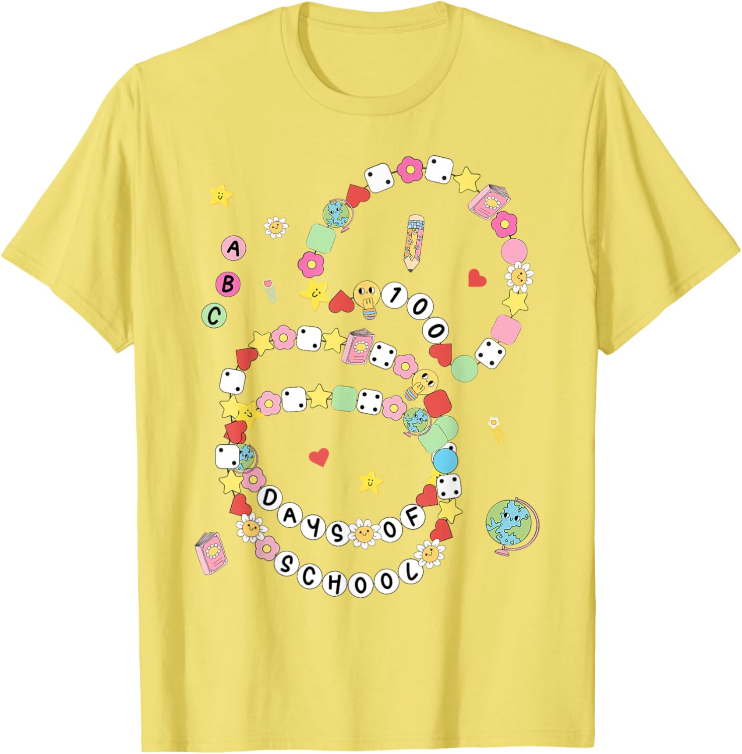 100 Days of School Bracelet and T-Shirt for Kids - Fun 100th Day Celebration - 18