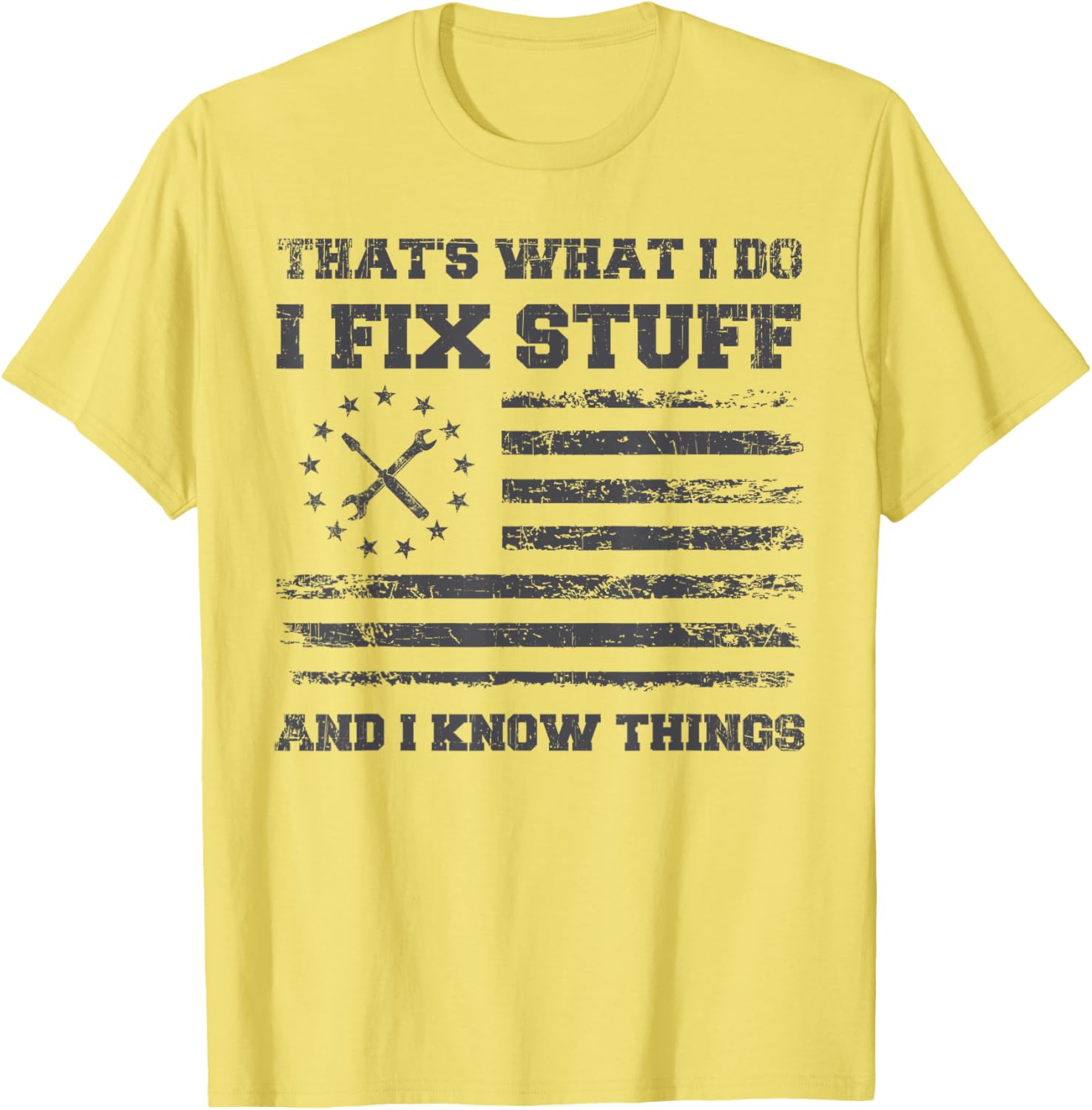 Funny Dad T-Shirt for Mechanics I Fix Stuff Perfect Father's Day Gift - 13