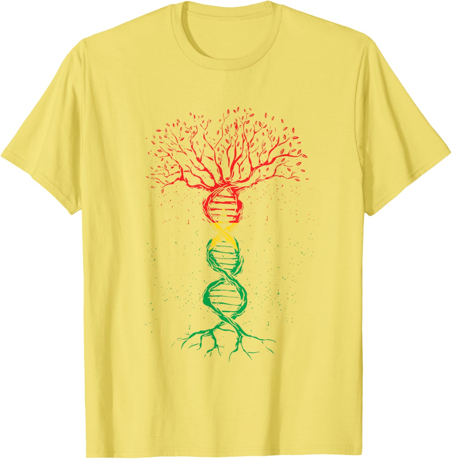 Burkina Faso Pride T-Shirt with DNA Tree Roots and Flag Design - 23