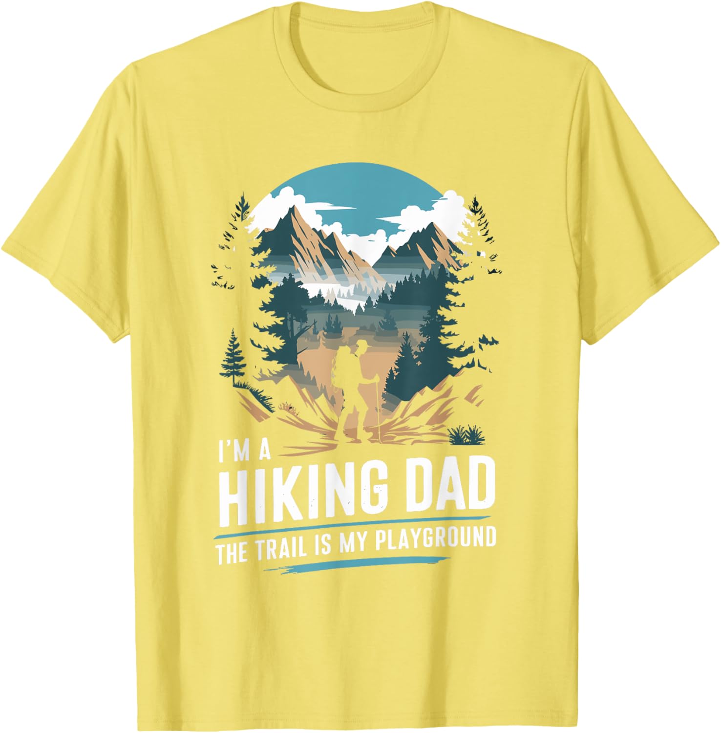 Hiking Dad Trekking T-Shirt for Outdoor Mountain Adventures - 8