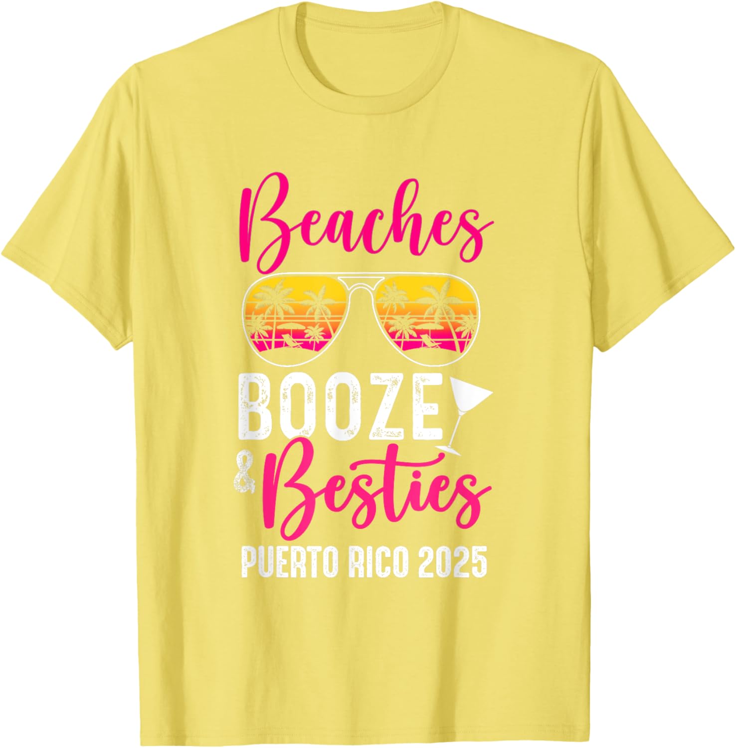Girls Weekend Trip Puerto Rico T-Shirt Fun Beaches Booze Besties 2025 - 7