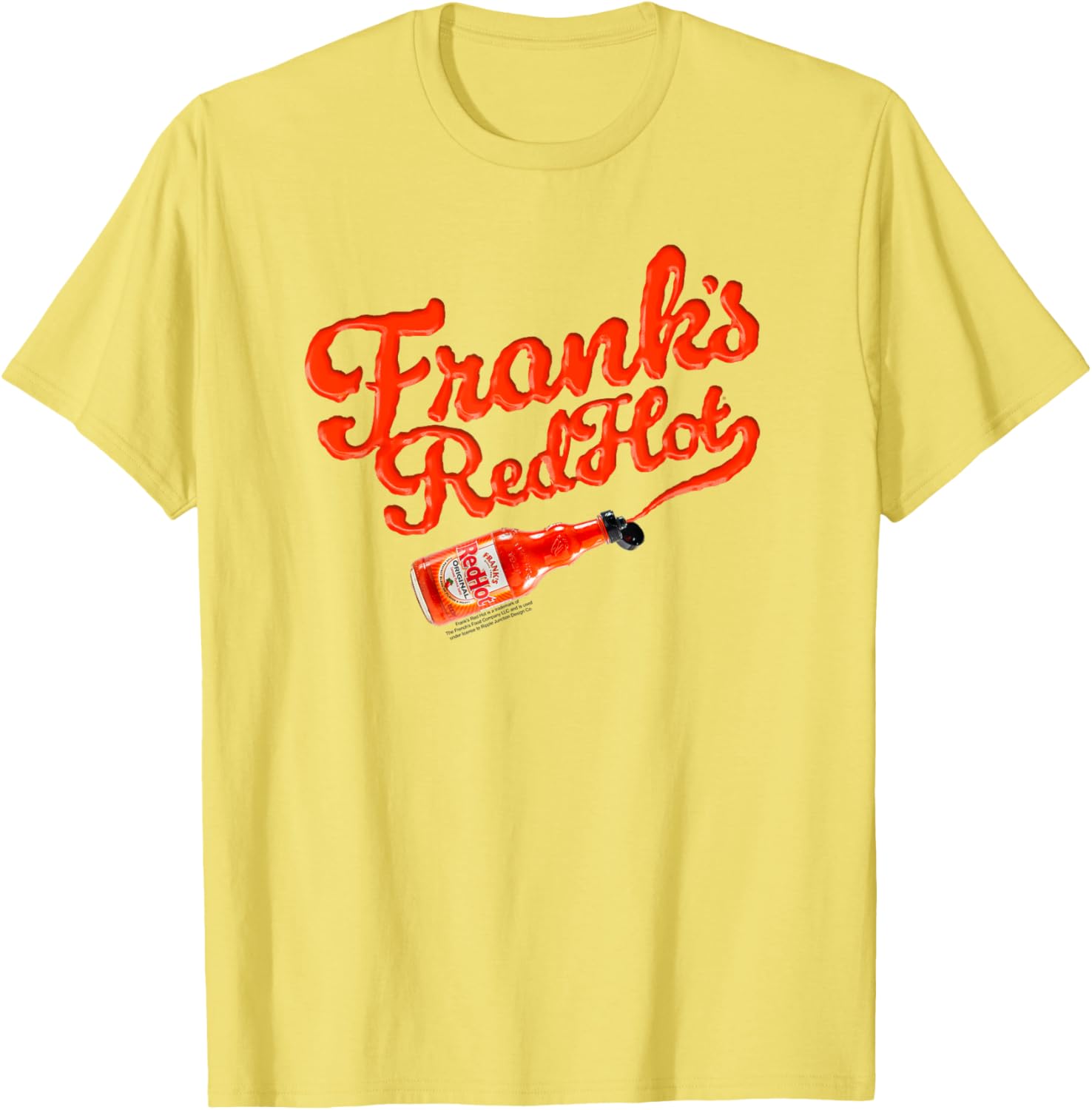 Funny Frank's RedHot Sauce Logo T-Shirt for Spice Lovers and Fans - 3