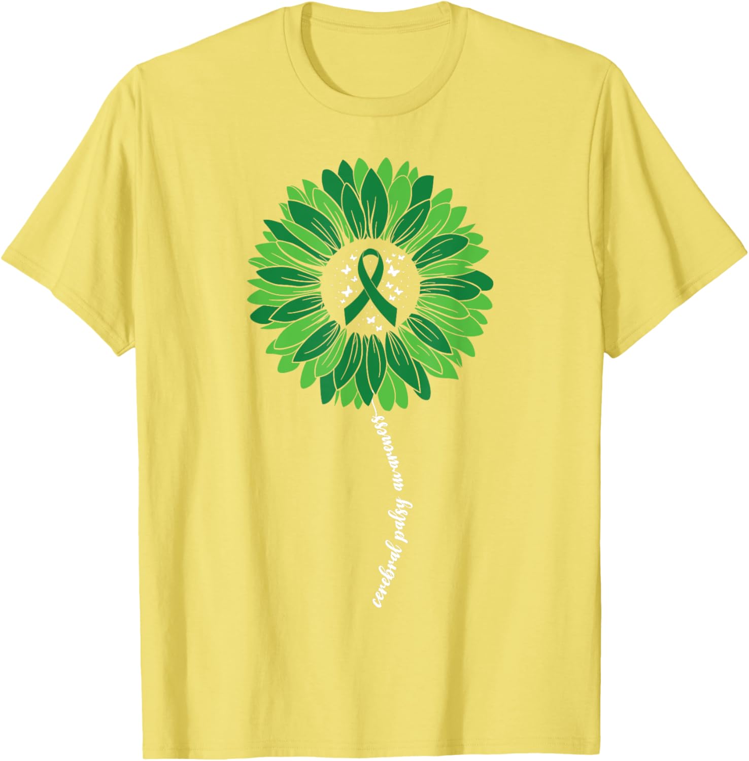 Sunflower Warrior T-Shirt for Women - Cerebral Palsy Awareness Apparel - 3