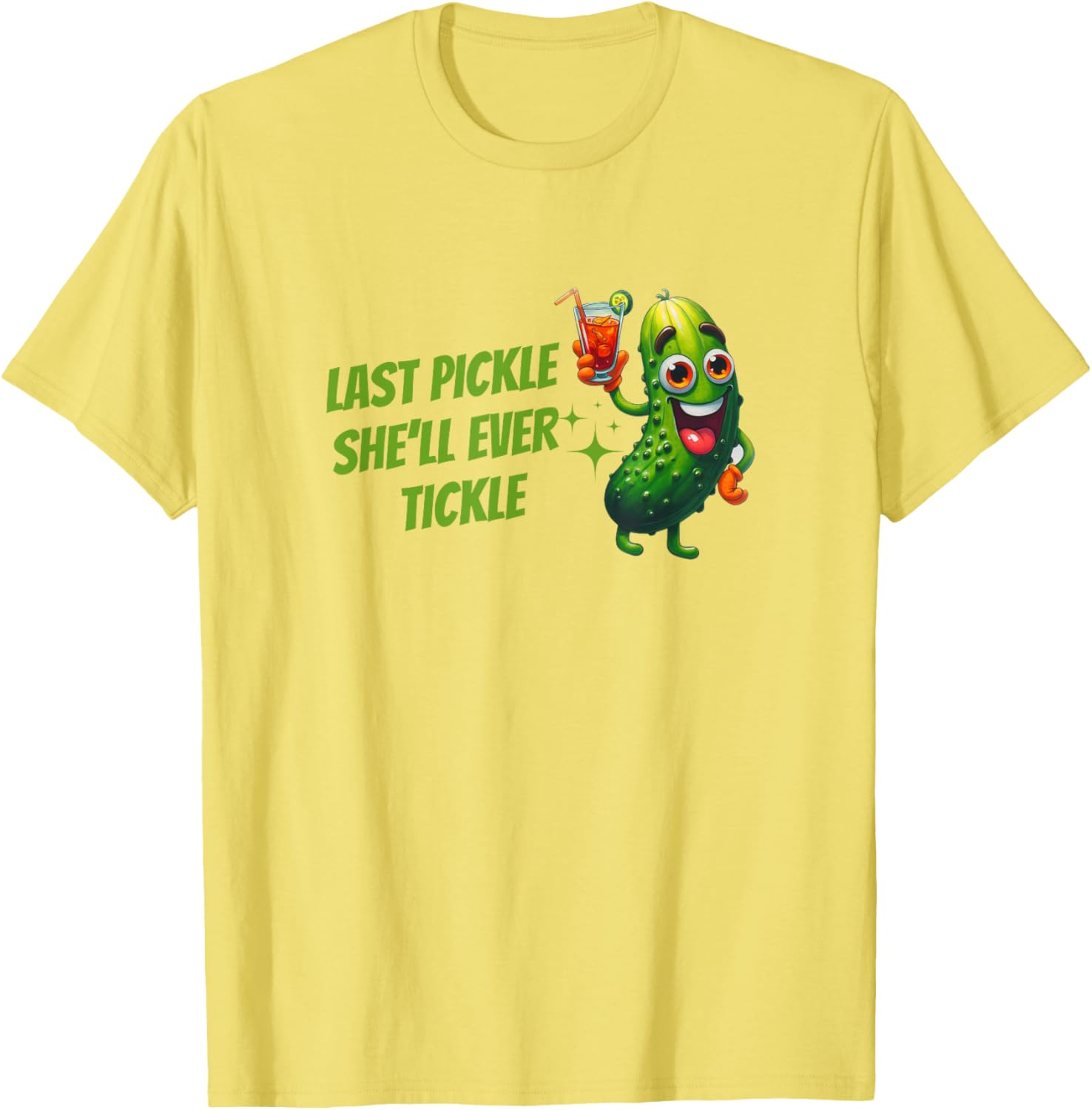 Last Pickle She'll Ever Tickle Bachelorette Party T-Shirt for Fun Celebrations - 5