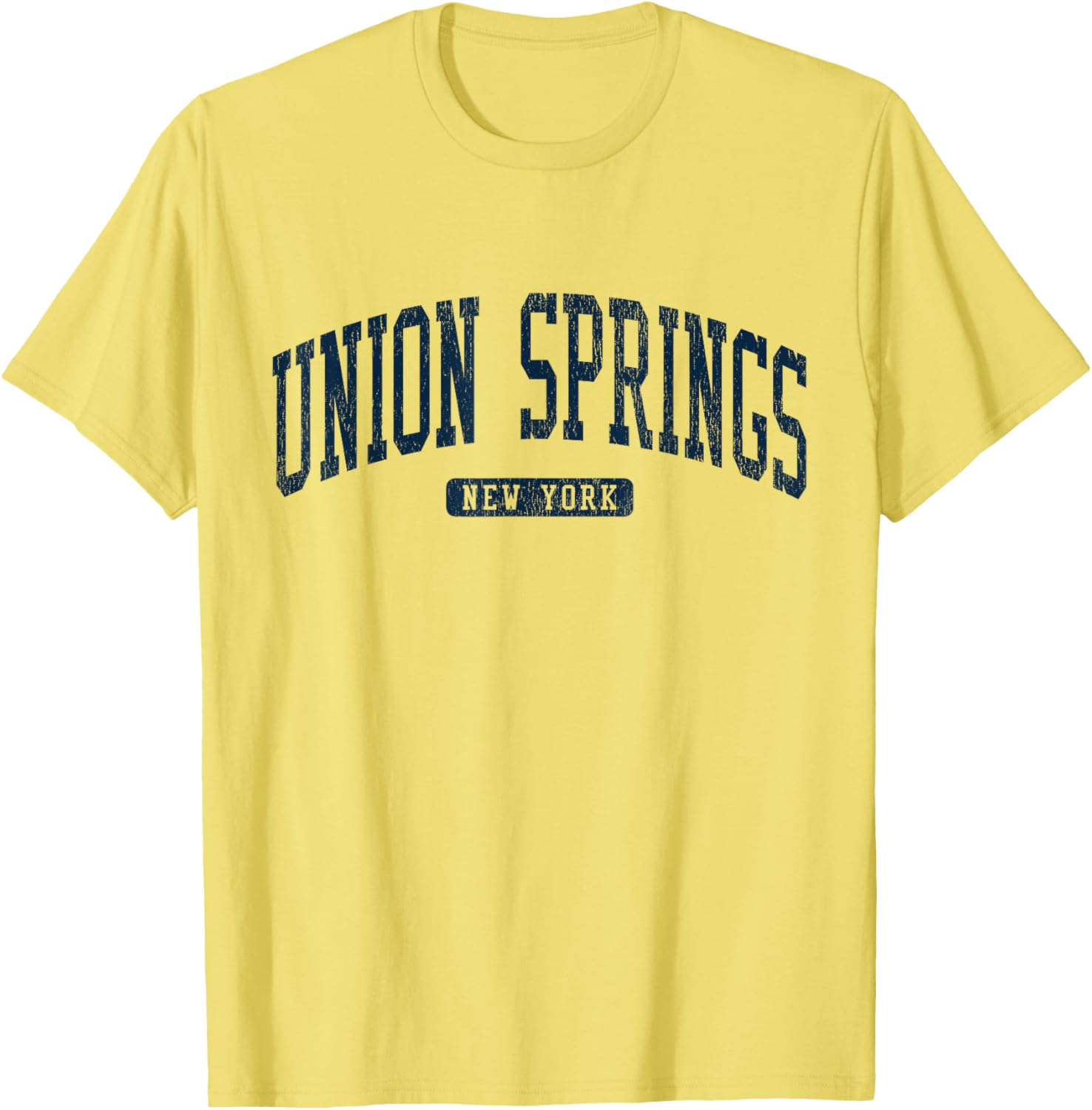 Union Springs NY College Style Blue T-Shirt for Comfortable Casual Wear - 12