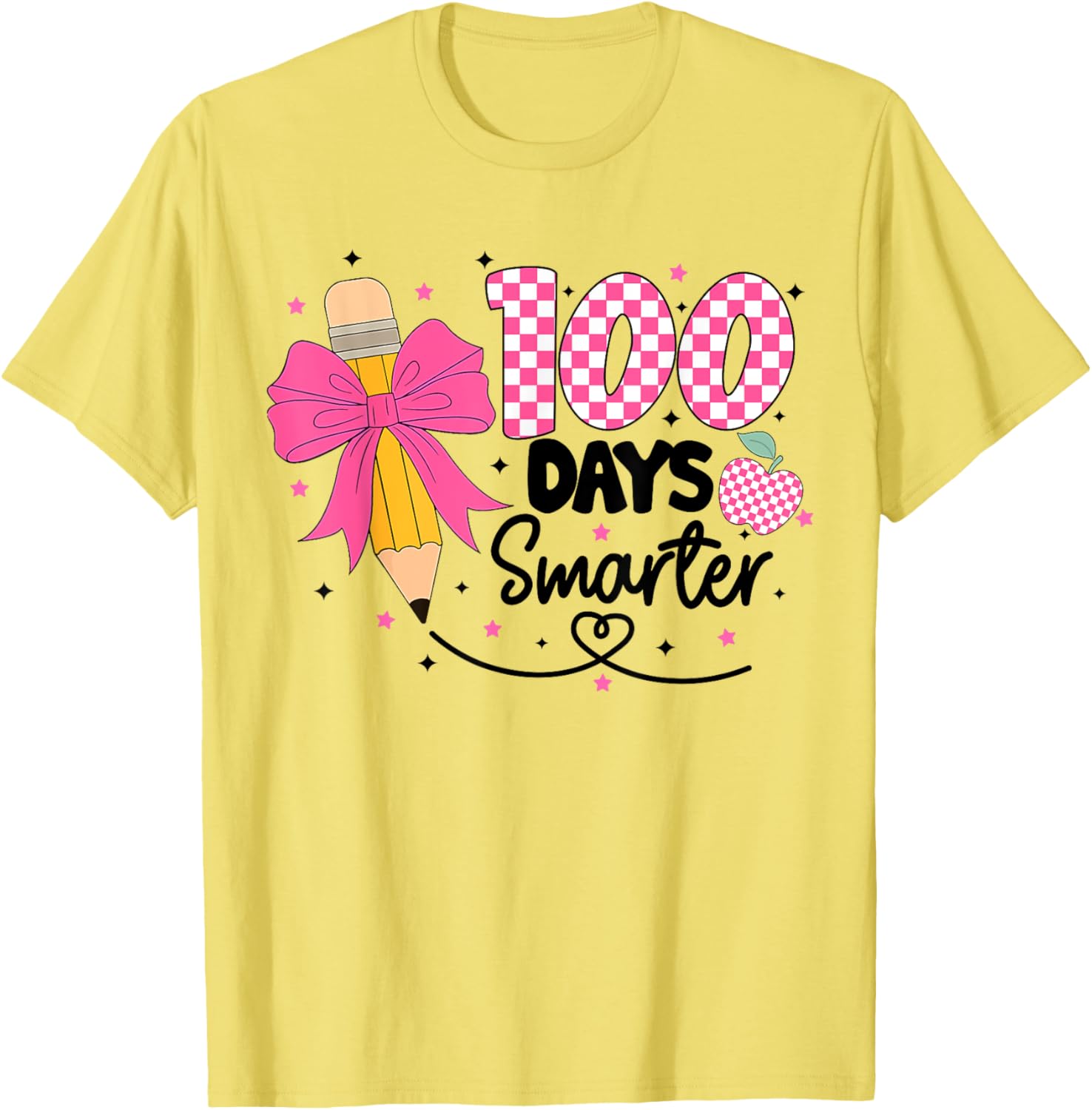 100 Days Smarter Toddlers Girls School 100th Day T-Shirt Fun Design - 8
