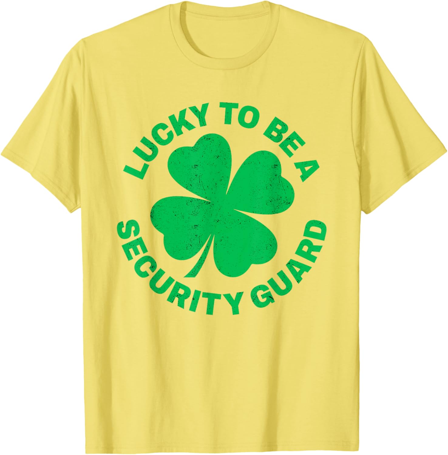 Lucky to Be a Security Guard St Patrick's Day T-Shirt for Irish Celebrations - 22