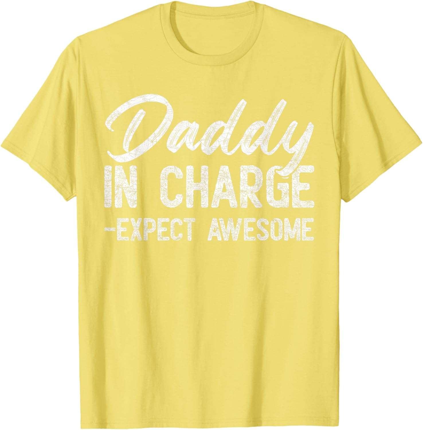 Vintage Daddy In Charge Expect Awesome Father's Day T-Shirt for Dads - 9