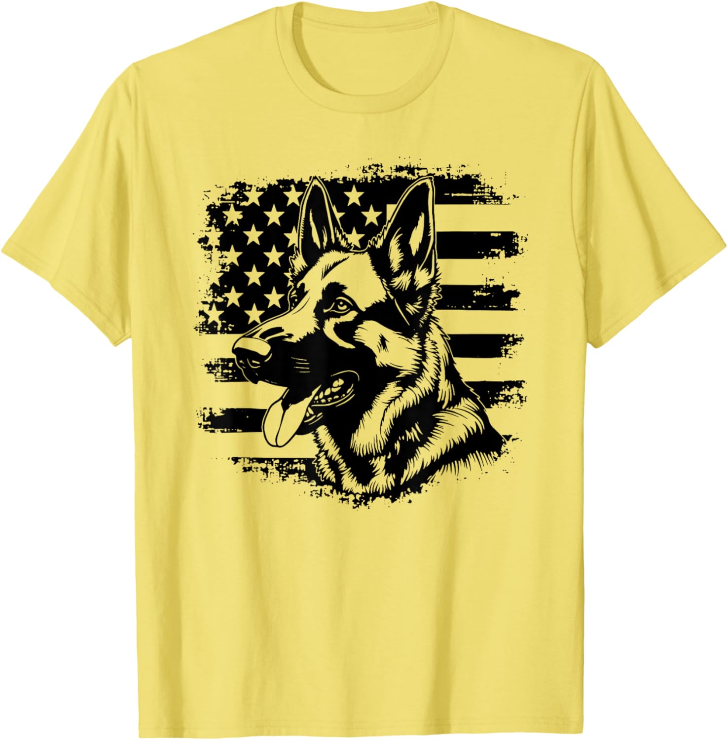 Patriotic German Shepherd USA Flag Sunglasses T-Shirt for 4th of July - 15