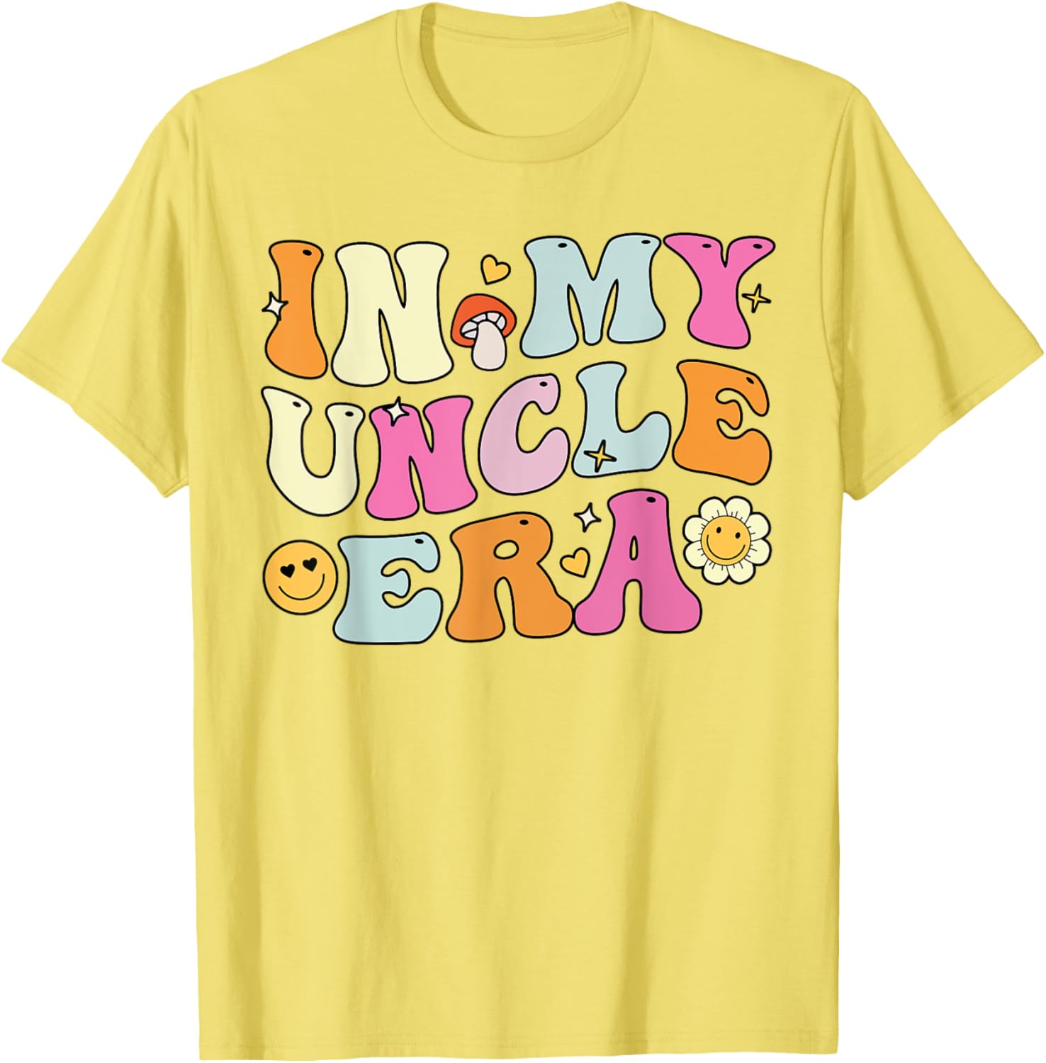 Groovy In My Uncle Era T-Shirt Perfect for Father's Day Fun - 14