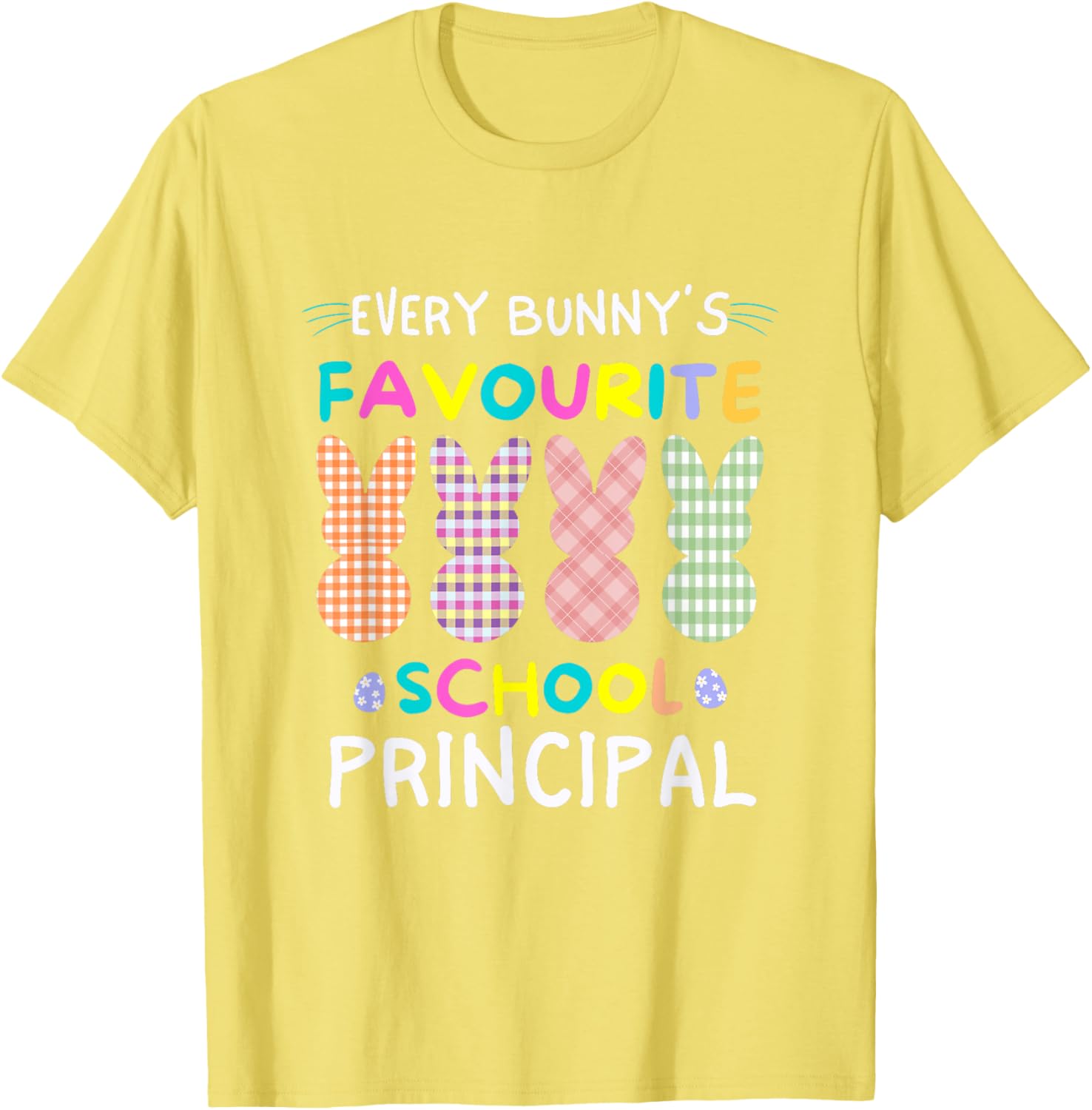 Every Bunny's Favorite Principal Easter Egg Hunt T-Shirt for Fun Celebrations - 23